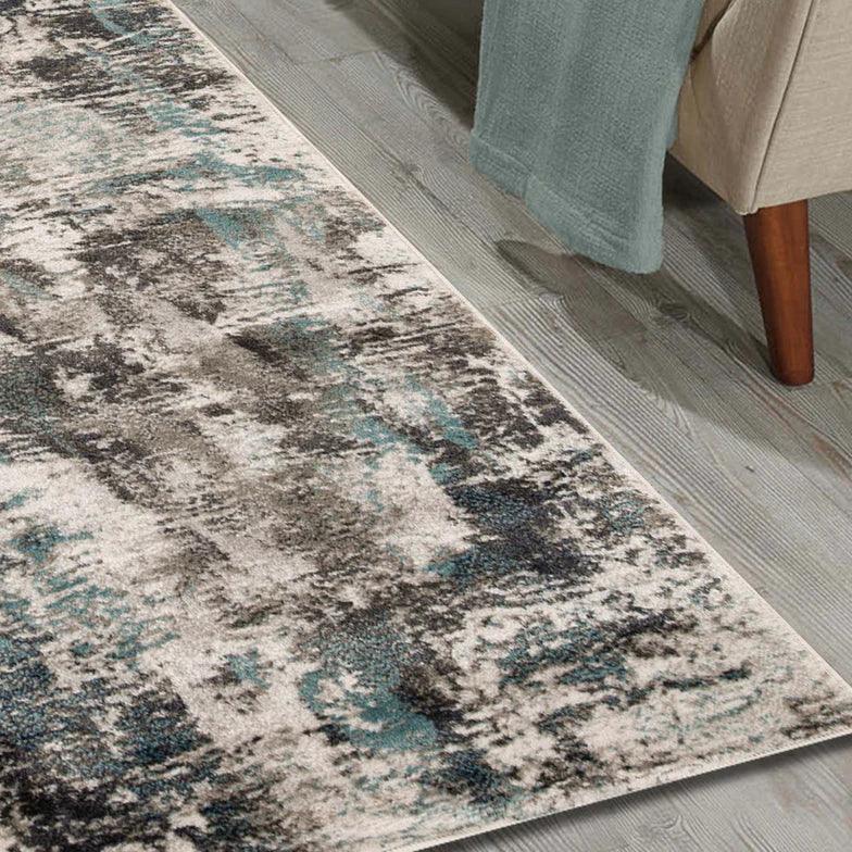 Kahuna Modern Abstract Striped Indoor Area Rugs or Runner Rug