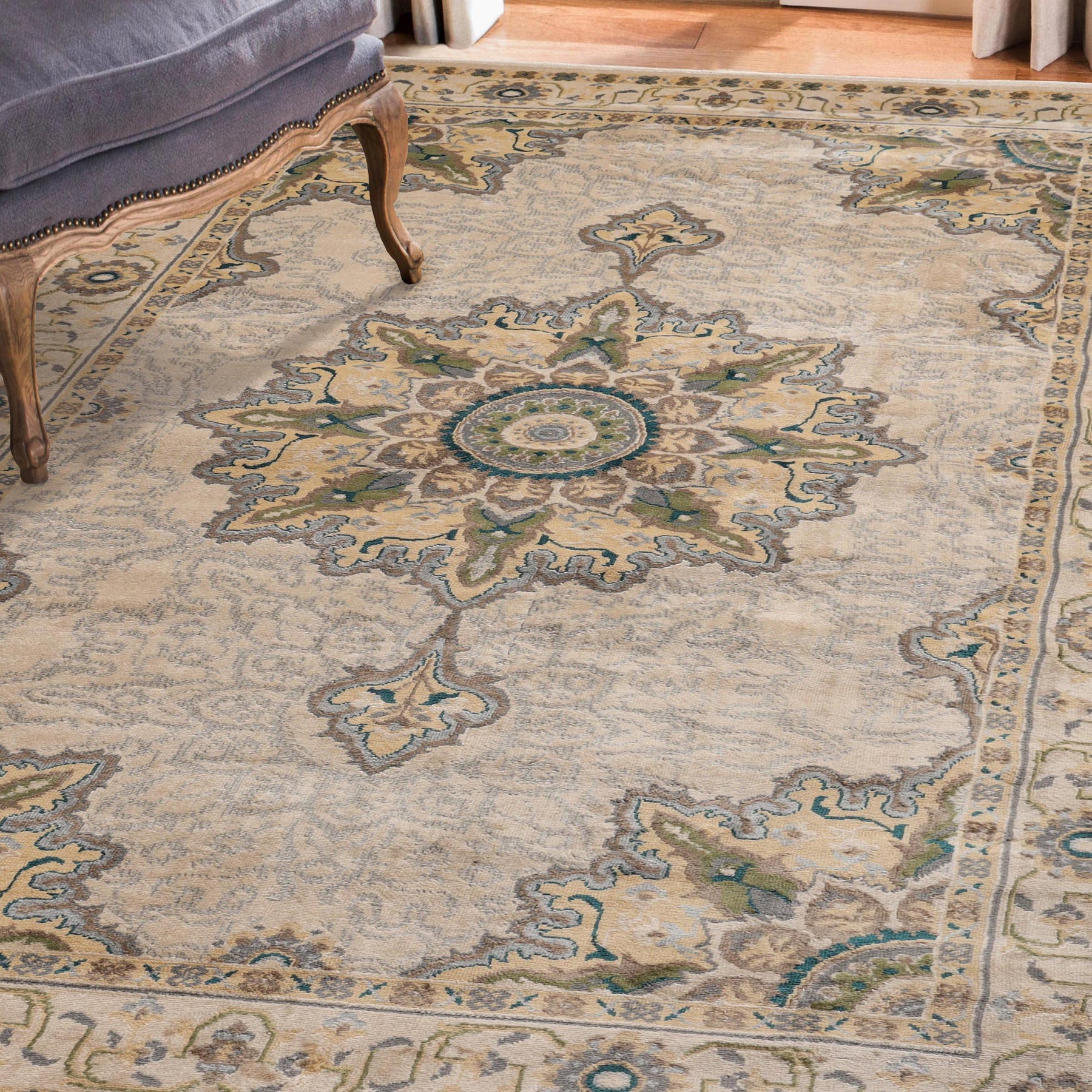 Edeline Medallion Oriental Indoor Large Area Rugs or Runner Rug