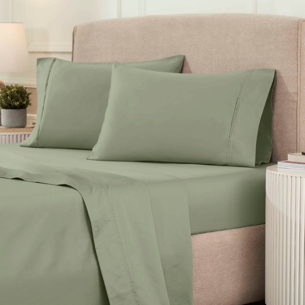 Egyptian Cotton 1200 Thread Count Eco-Friendly Solid Sheet Set