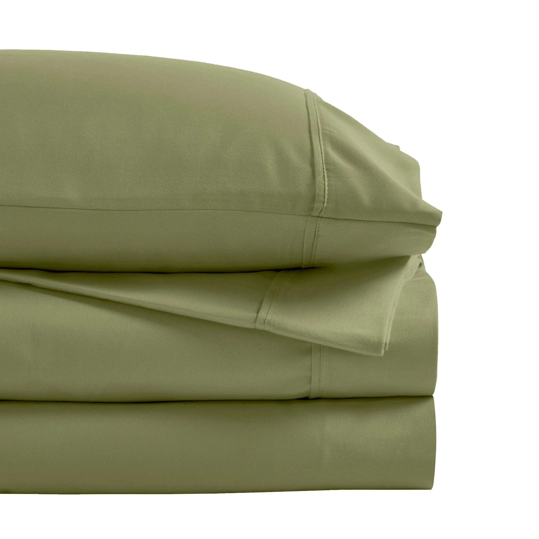 1200 Thread Count Cotton Rich Solid Deep Pocket Bed Sheet Set