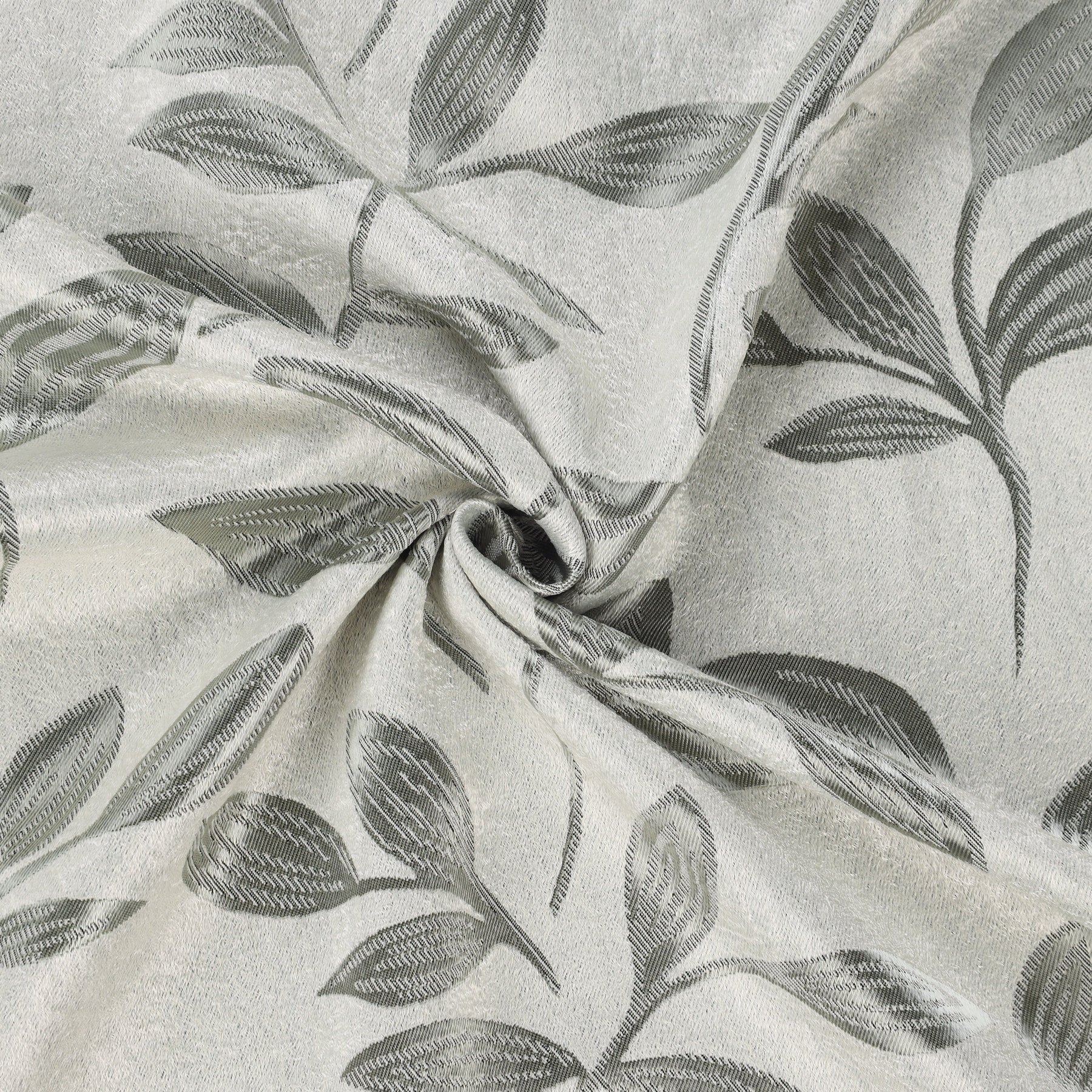 Leaves Room Darkening Washable Blackout Curtain Panels, Set of 2