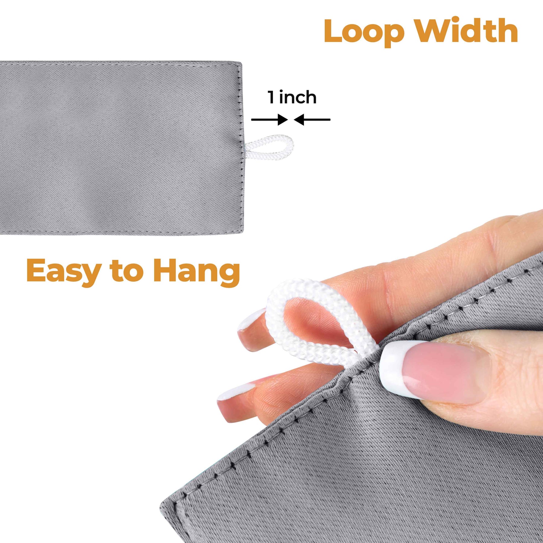 Classic Modern Solid Room Darkening Blackout Curtain Panels, Set of 2
