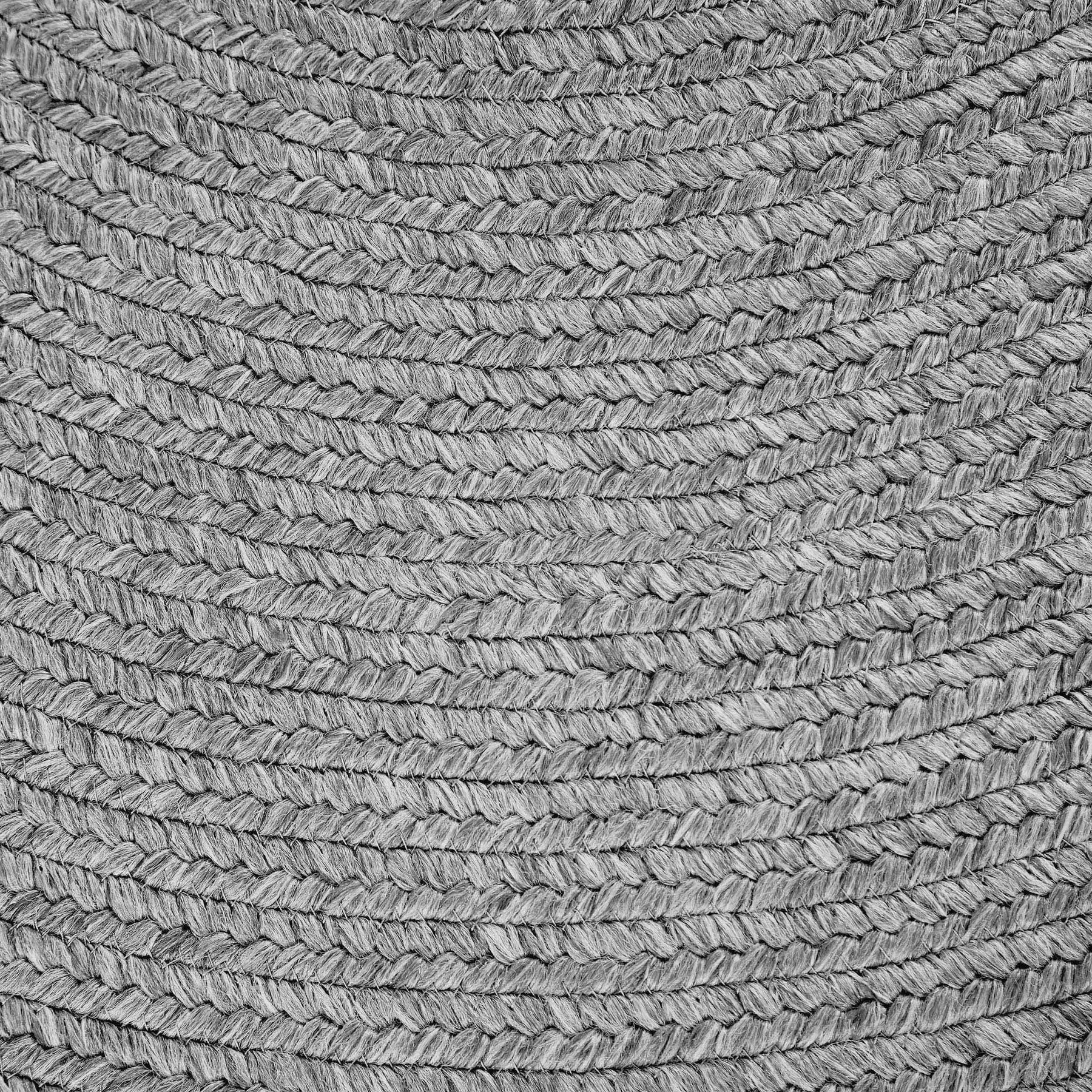 Bohemian Braided Indoor Outdoor Rugs Solid Round Area Rug