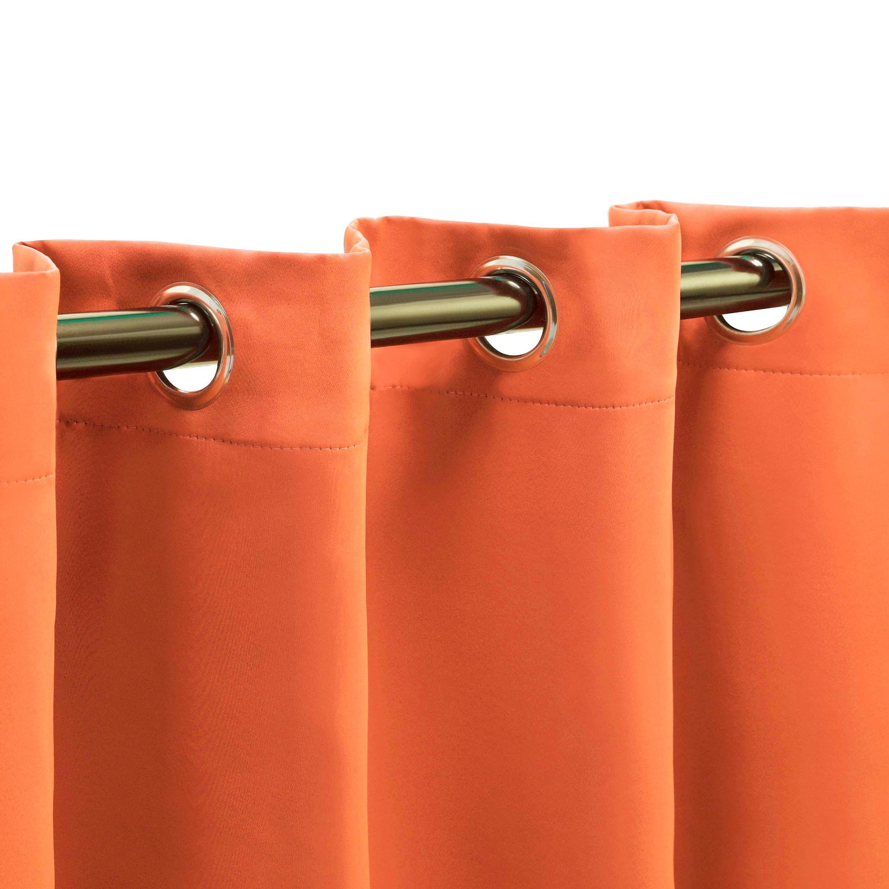 Solid Machine Washable Room Darkening Blackout Curtains, Set of 2