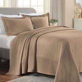 Lightweight Cotton Bedspread Sets 3-Piece Diamond Jacquard Matelassé