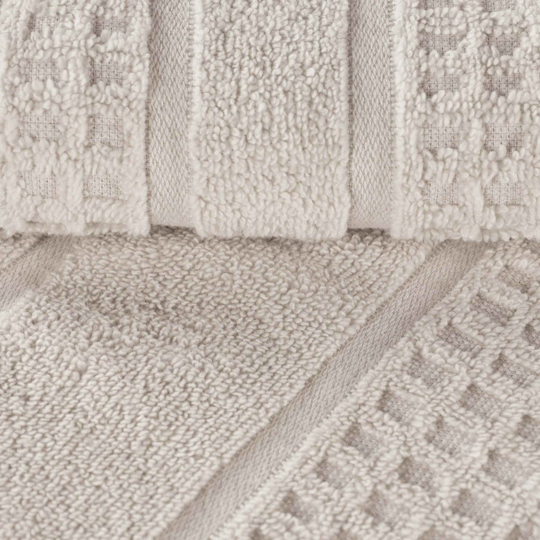 Napa Zero Twist Cotton Solid Waffle Honeycomb Hand Towel Set of 6