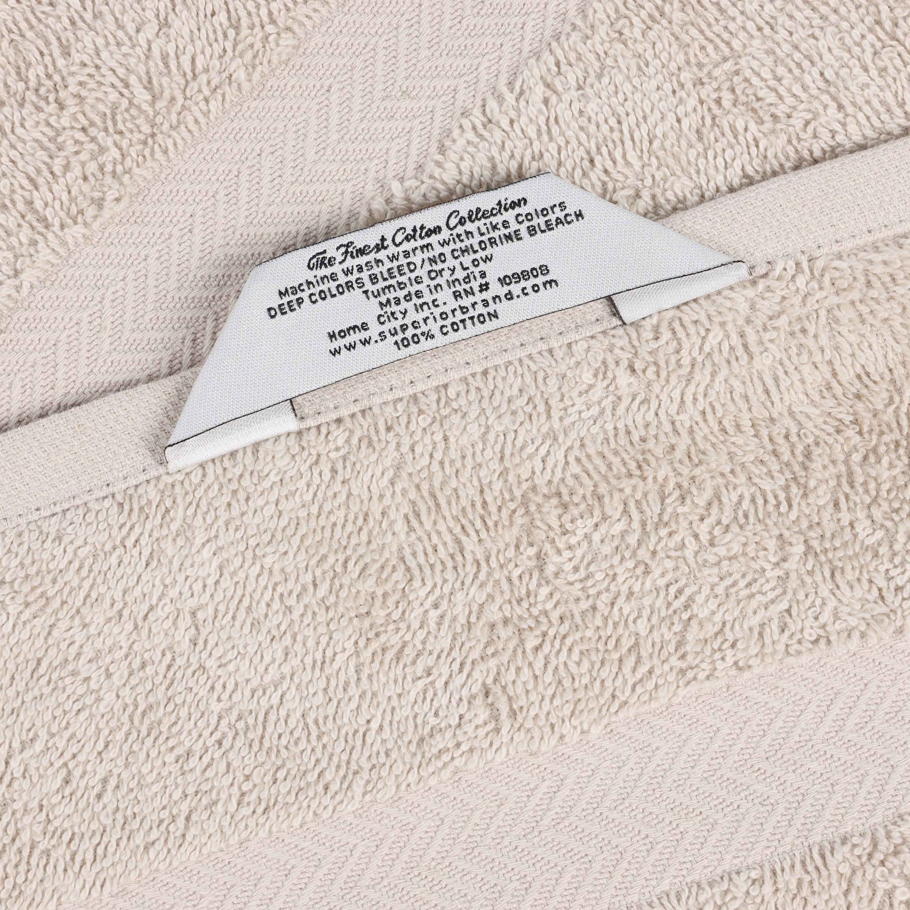 Cotton Highly Absorbent Eco-Friendly Quick Dry 4 Piece Bath Towel Set