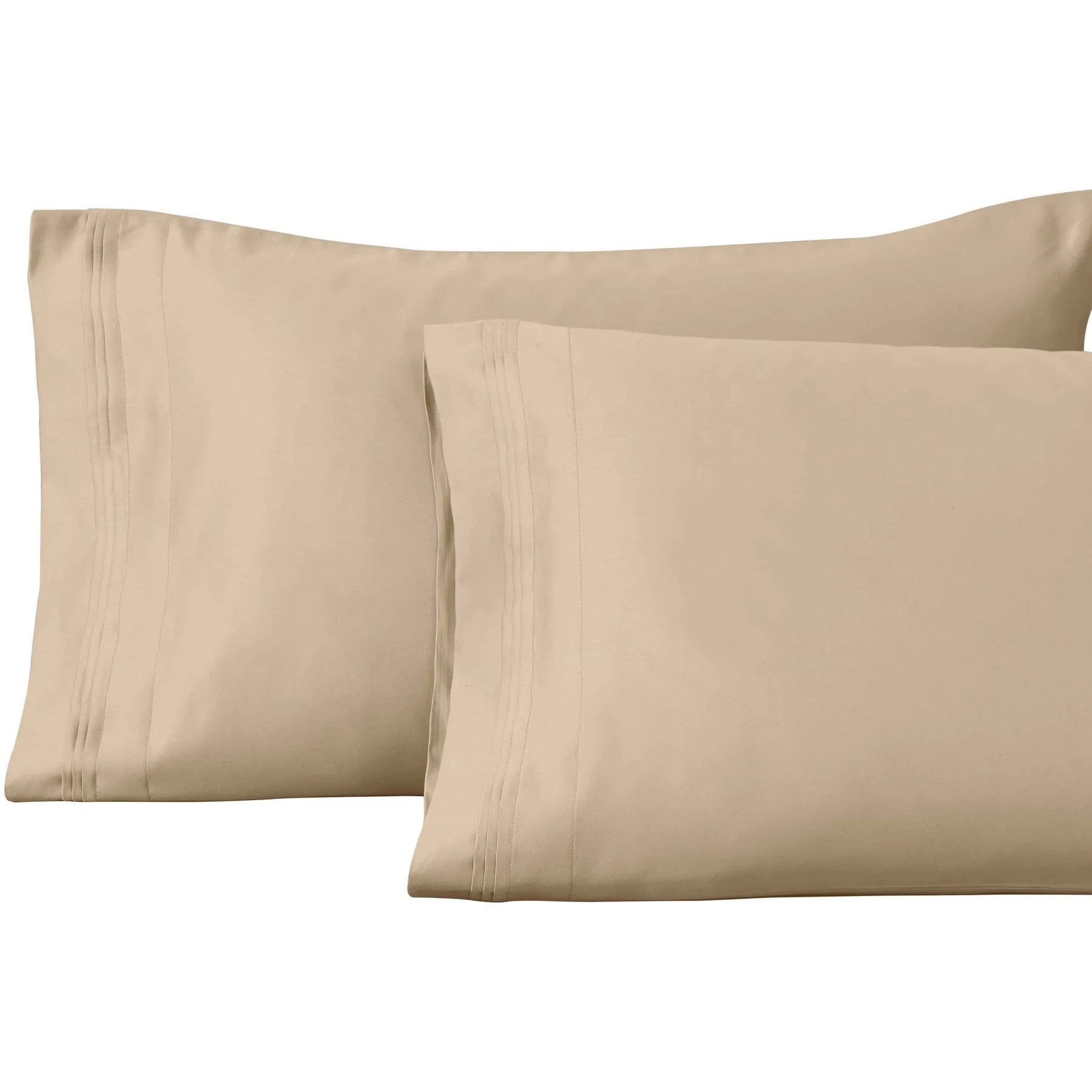 1000 Thread Count Egyptian Cotton Solid Pillowcase Set