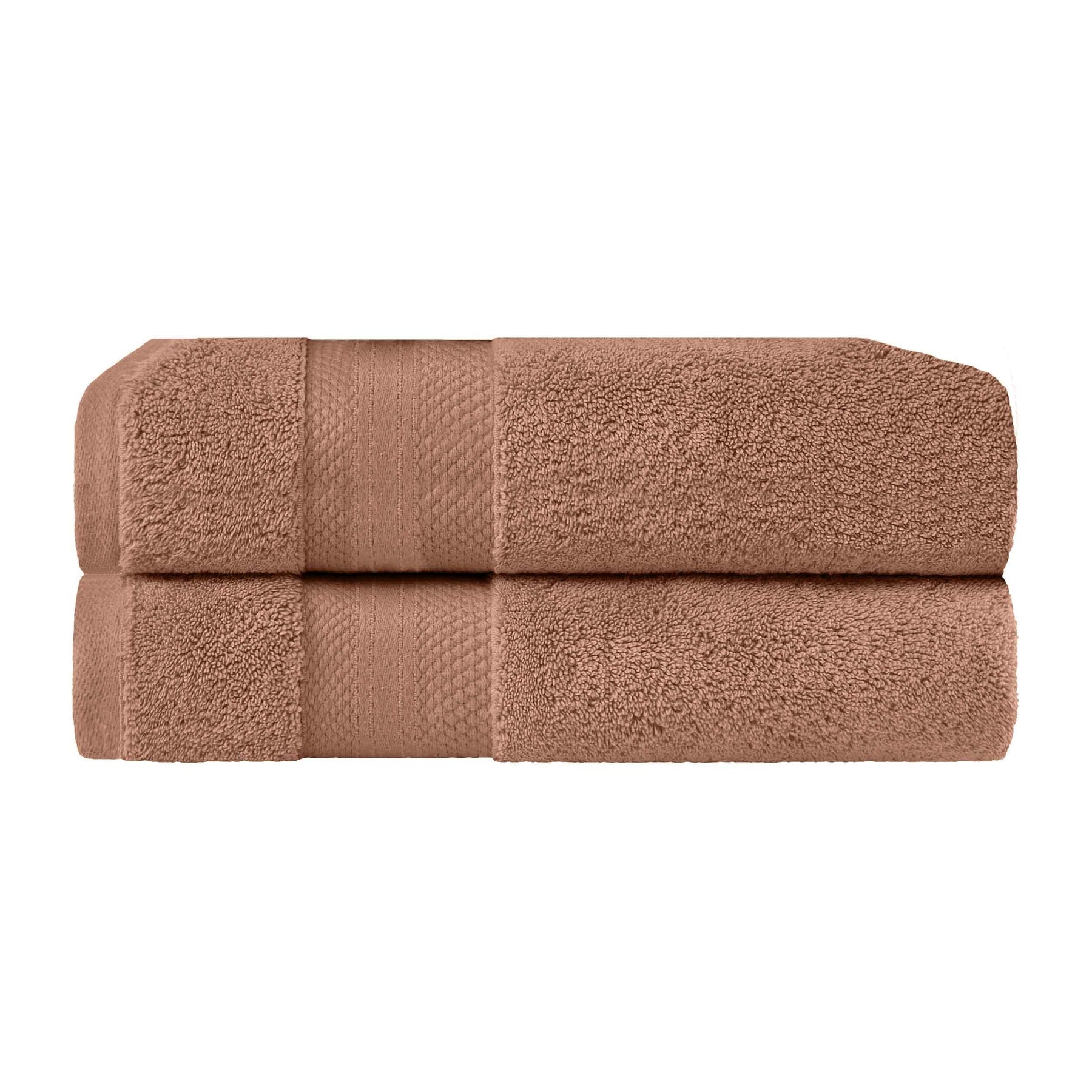 Aria Turkish Cotton Heavyweight Solid Absorbent 2-Piece Bath Towel Set