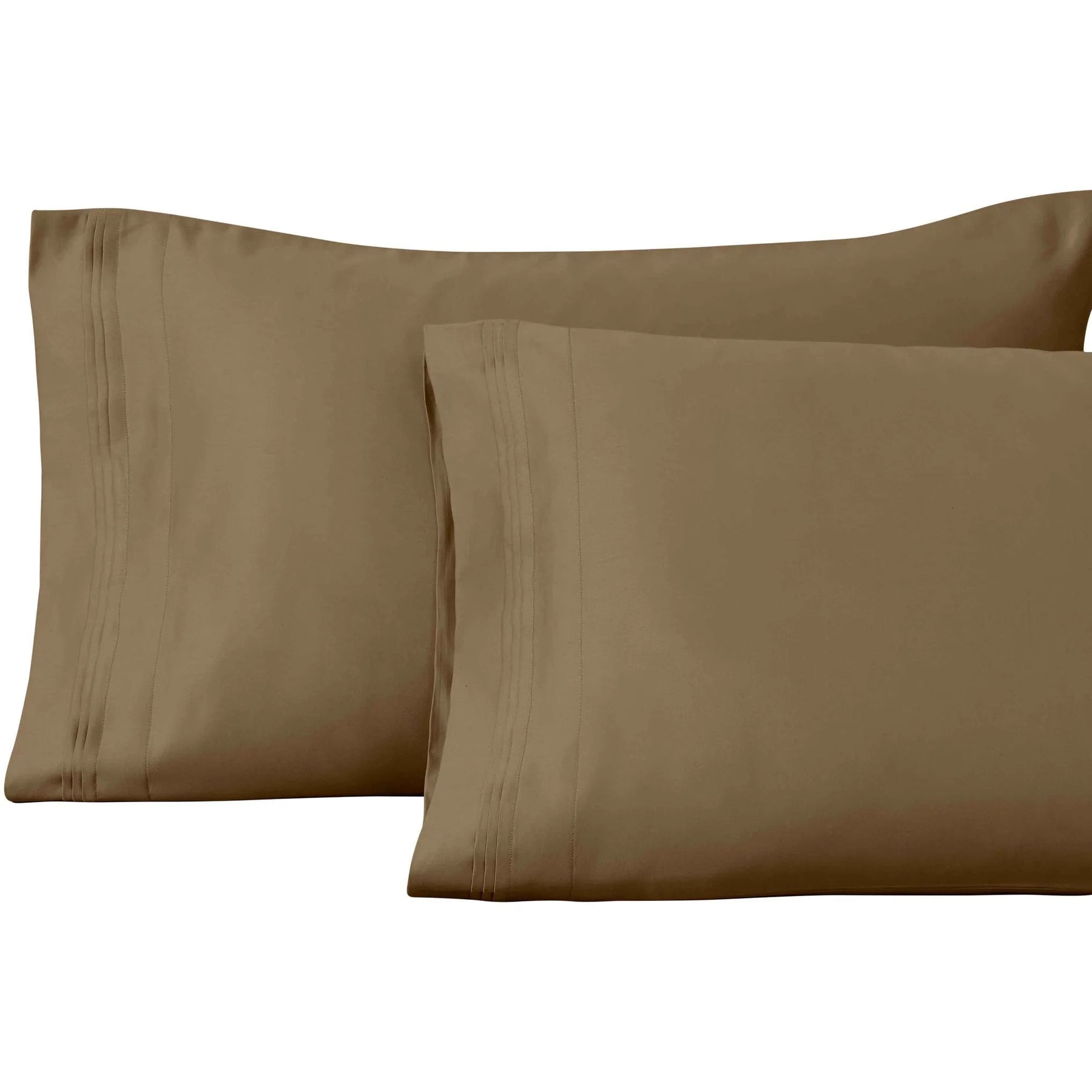 1000 Thread Count Egyptian Cotton Solid Pillowcase Set