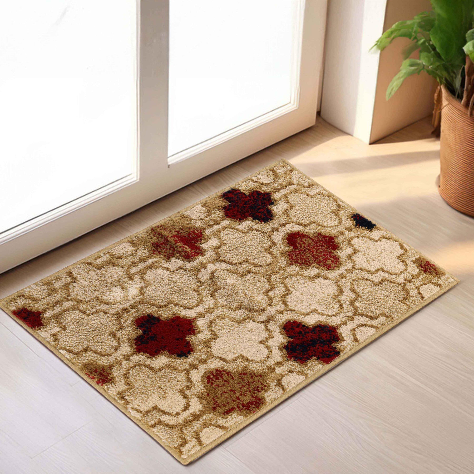Viking Contemporary Geometric Trellis Indoor Area Rug or Runner