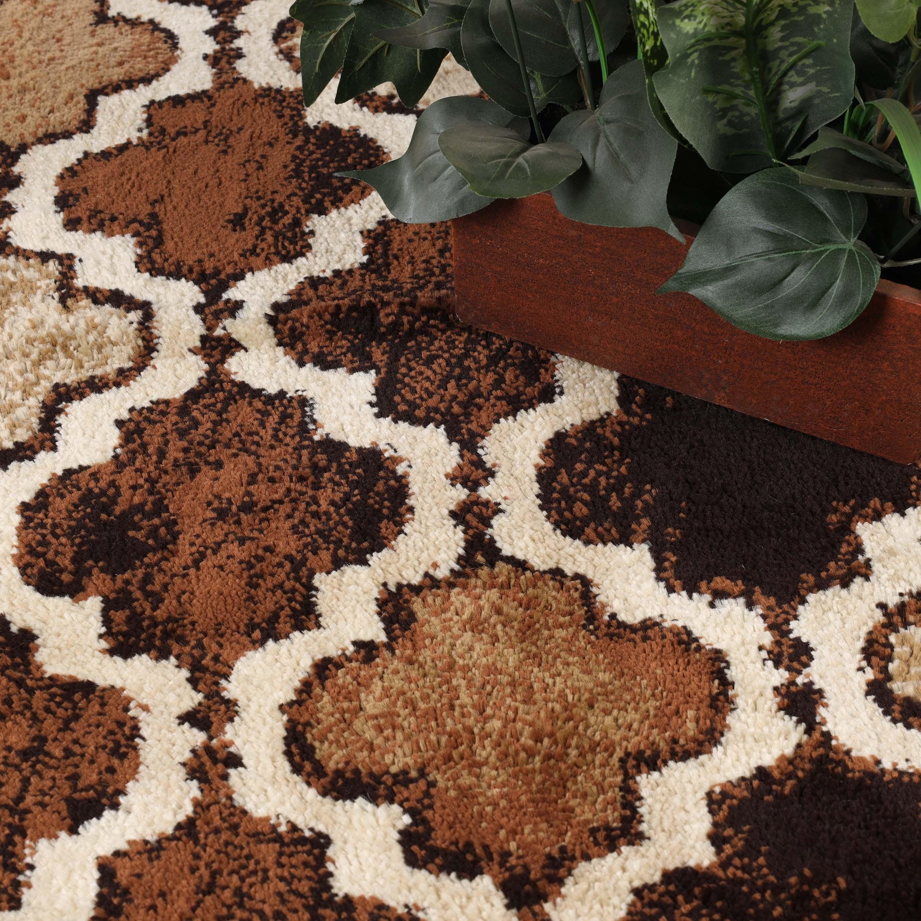 Viking Contemporary Geometric Trellis Indoor Area Rug or Runner