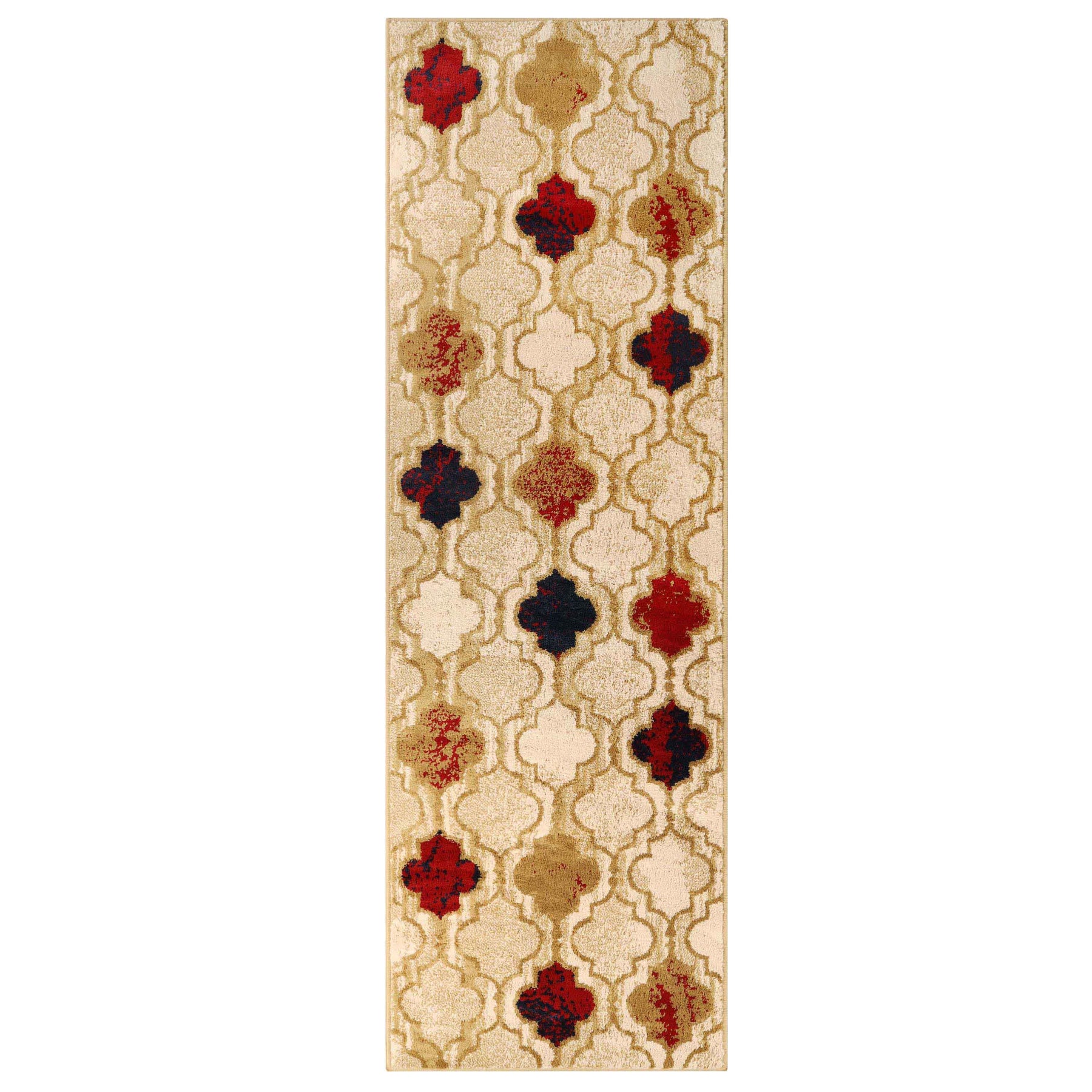 Viking Contemporary Geometric Trellis Indoor Area Rug or Runner