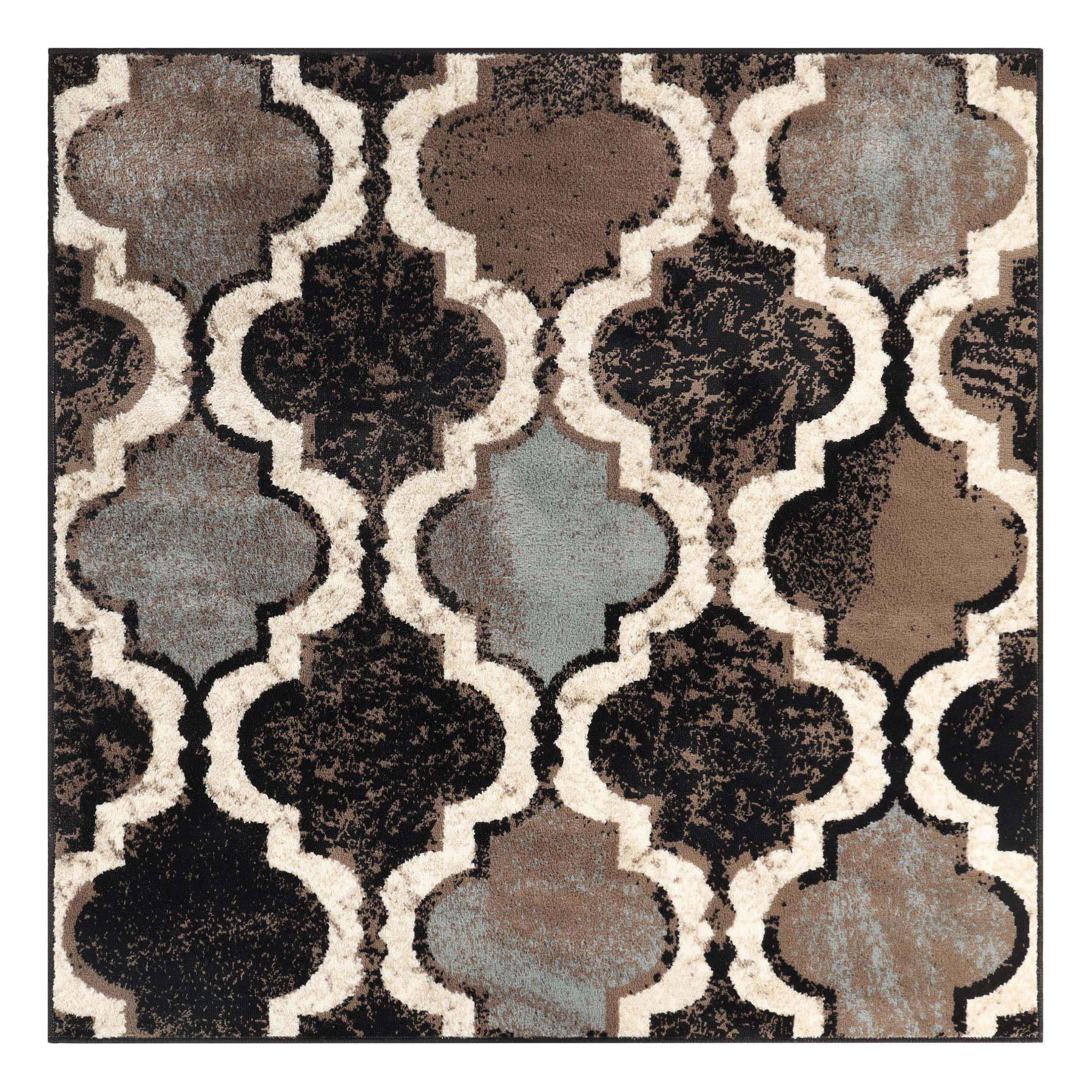 Viking Contemporary Geometric Trellis Indoor Area Rug or Runner