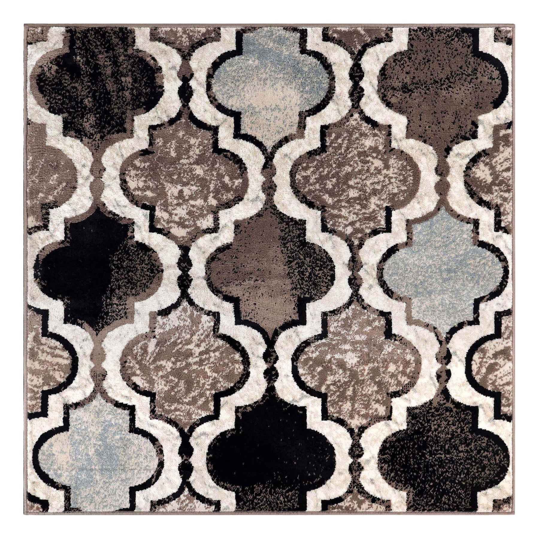 Viking Contemporary Geometric Trellis Indoor Area Rug or Runner