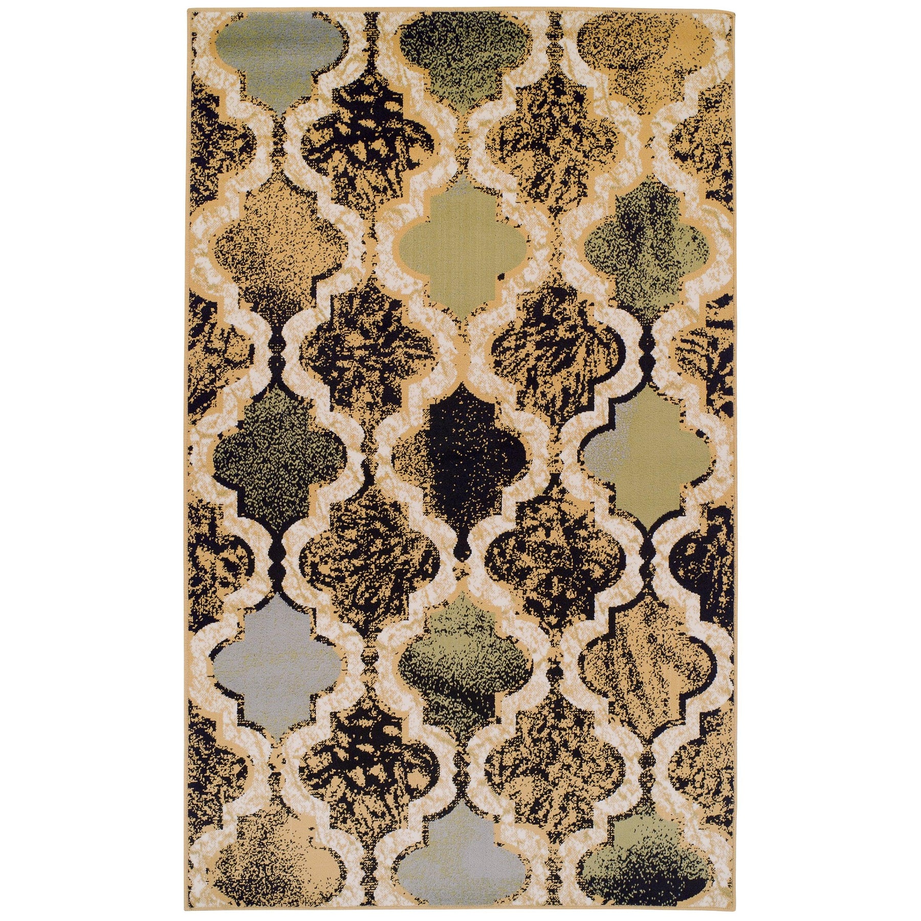 Viking Contemporary Geometric Trellis Indoor Area Rug or Runner