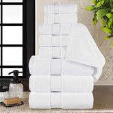 Niles Egyptian Giza Cotton Plush Towel Set 9-Piece