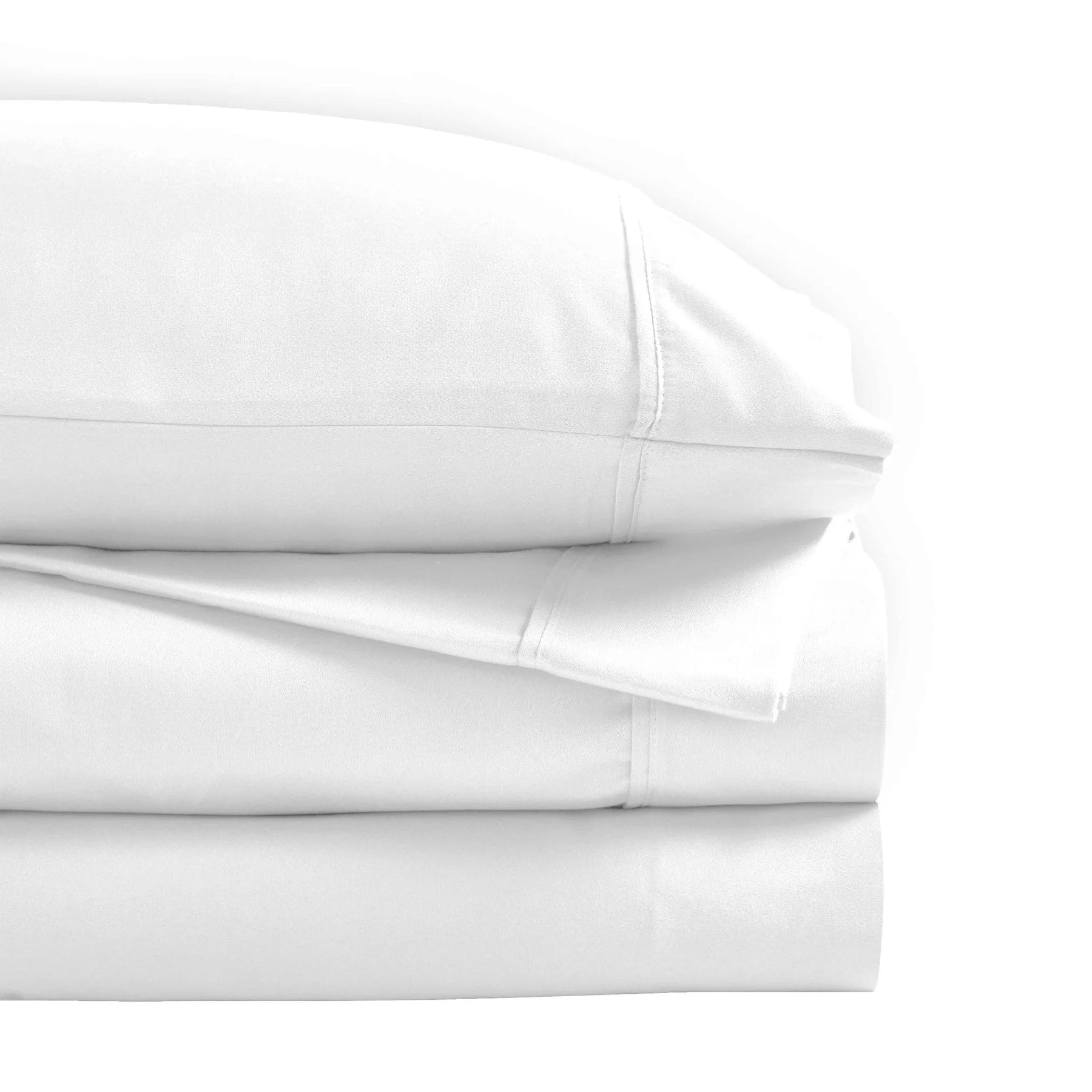 1200 Thread Count Cotton Rich Solid Deep Pocket Bed Sheet Set