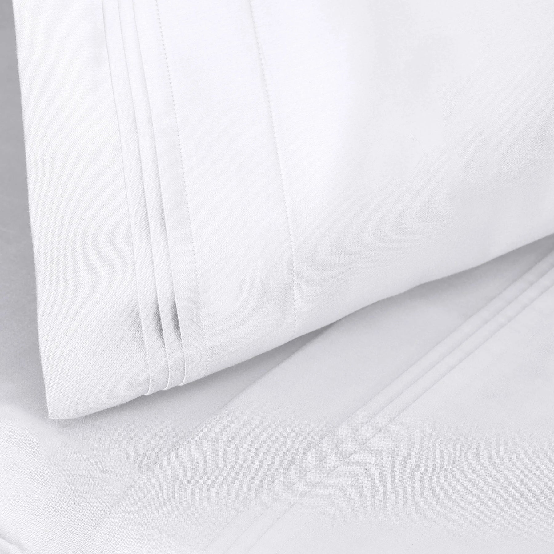1000 Thread Count Egyptian Cotton Solid Pillowcase Set