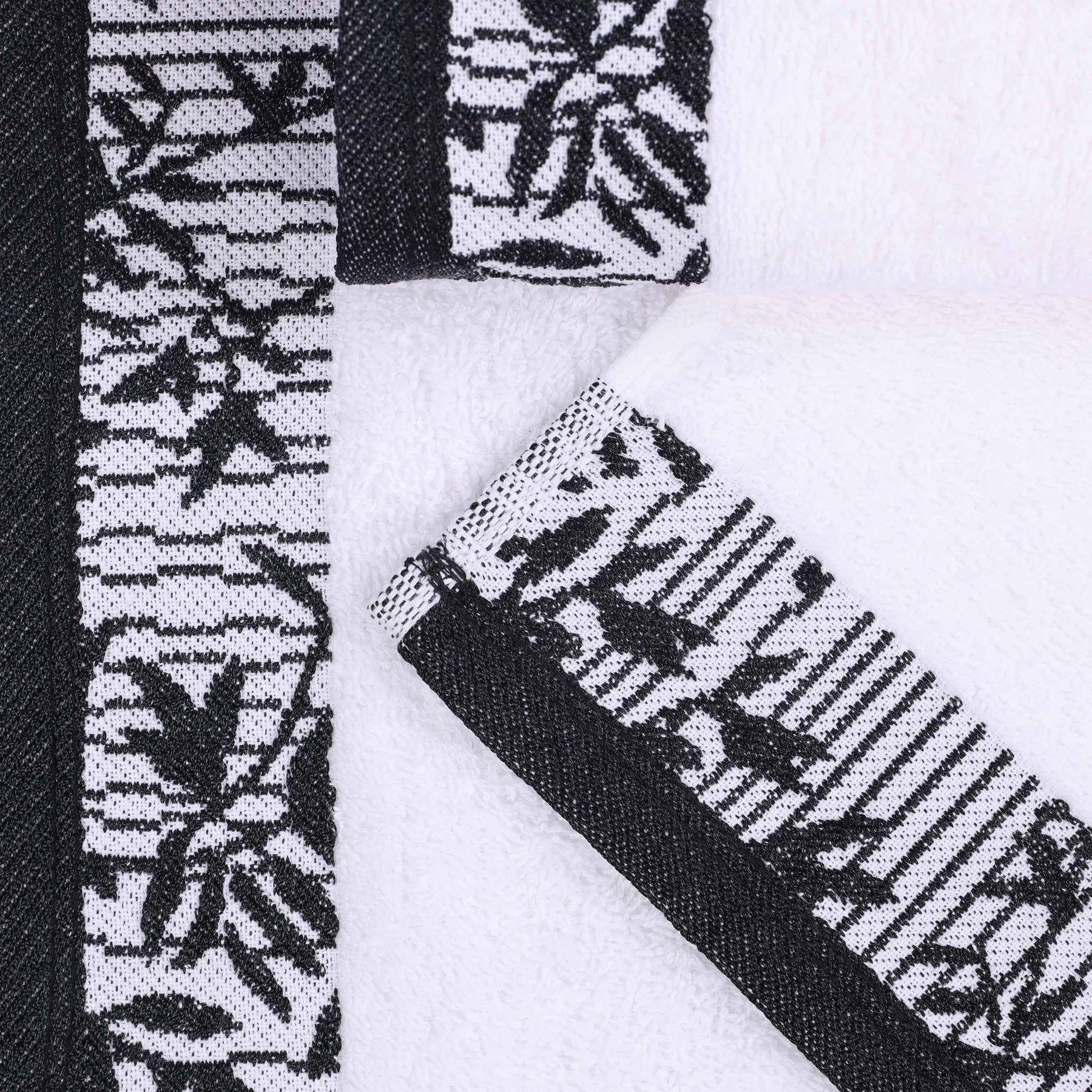 Wisteria Cotton Medium Weight Floral Jacquard 12 Piece Towel Set