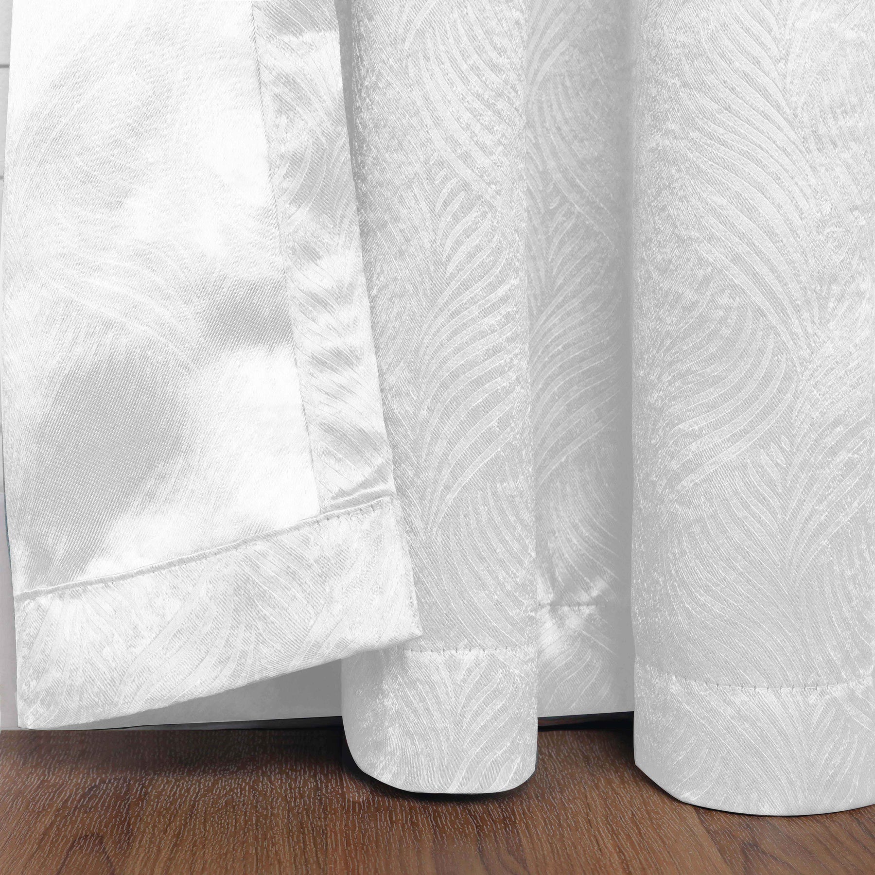 Waverly Geometric Washable Room Darkening Blackout Curtains, Set of 2