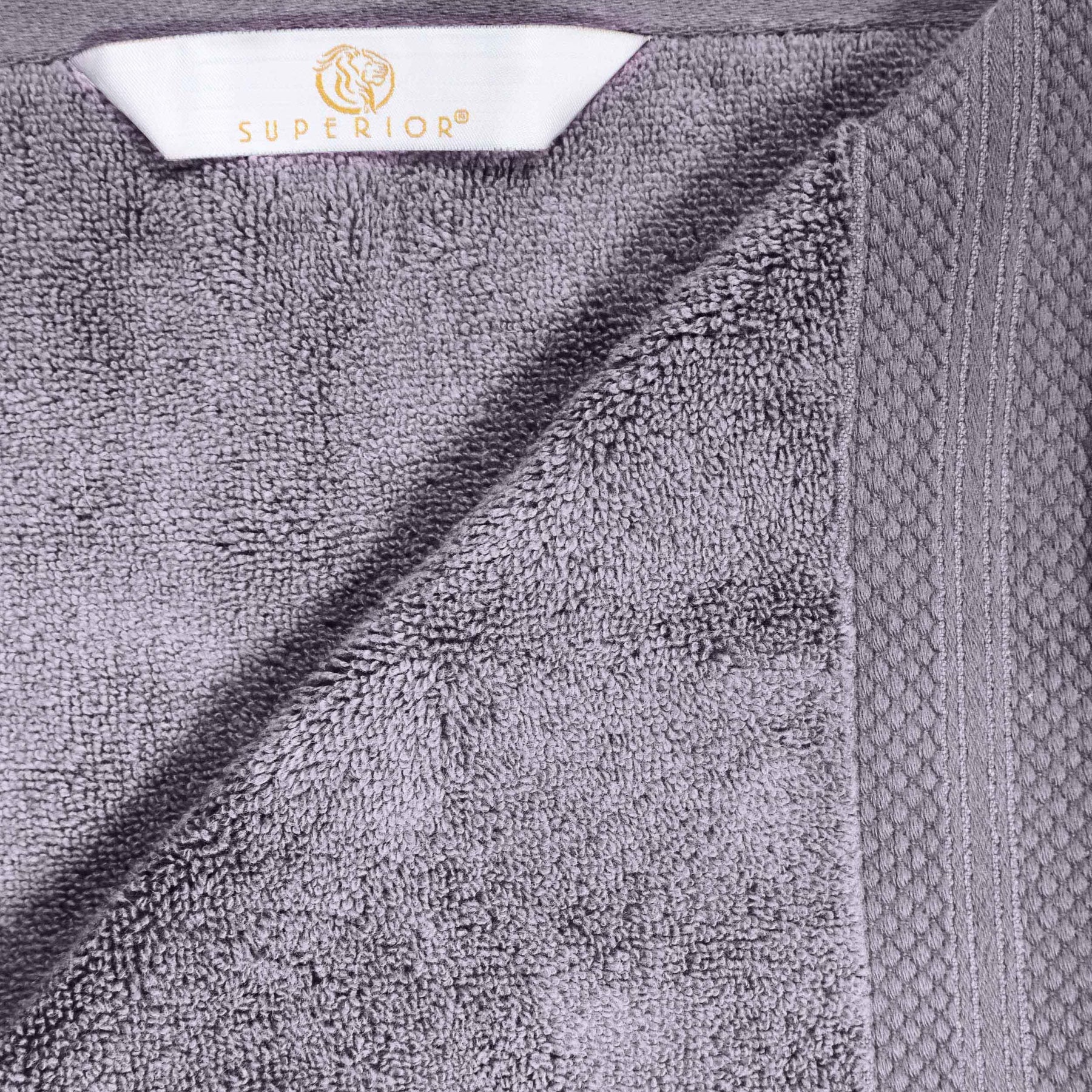 Aria Turkish Cotton Heavyweight Solid Absorbent 2-Piece Bath Towel Set