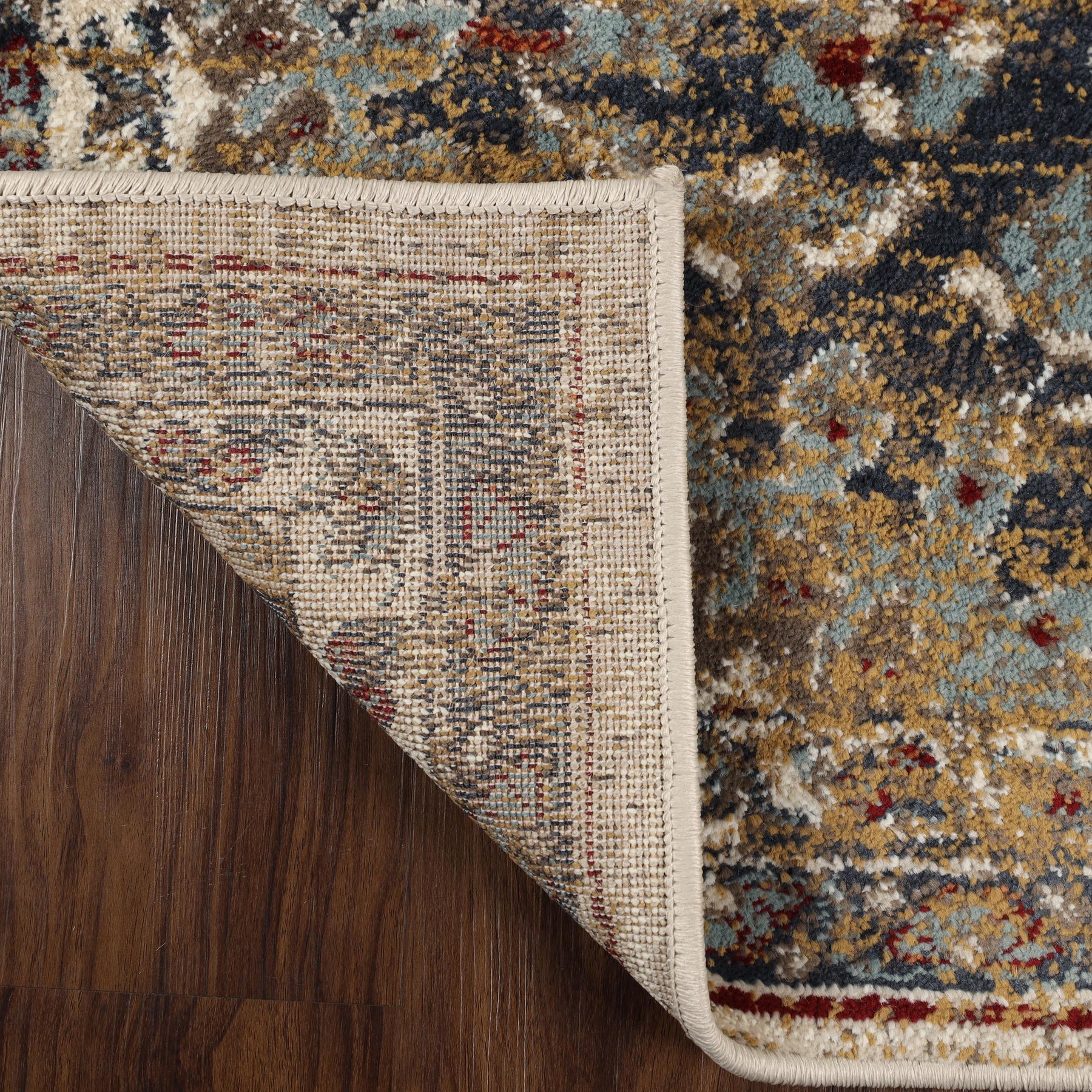Abena Traditional Medallion Indoor Area Rugs or Runner Rug