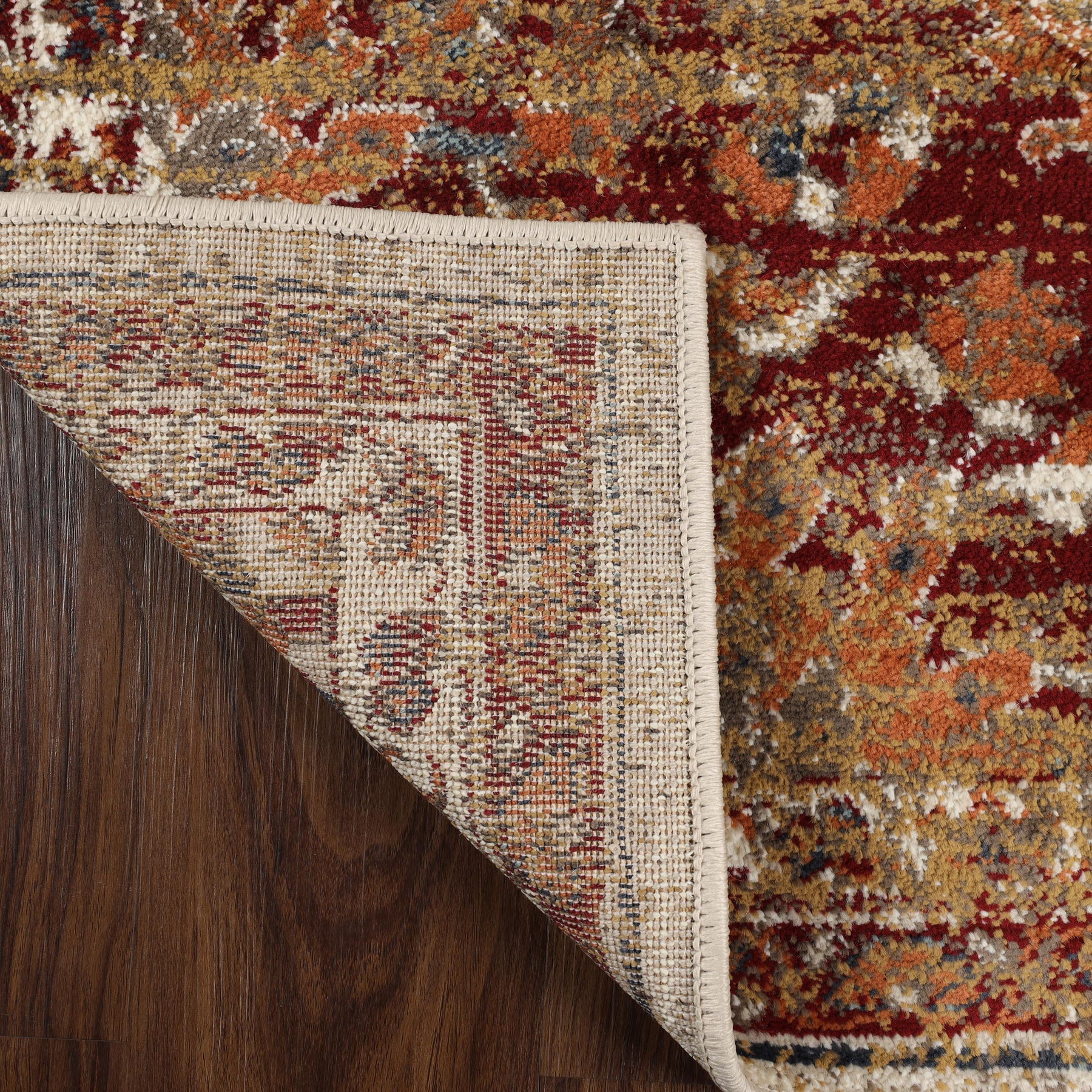 Abena Traditional Medallion Indoor Area Rugs or Runner Rug
