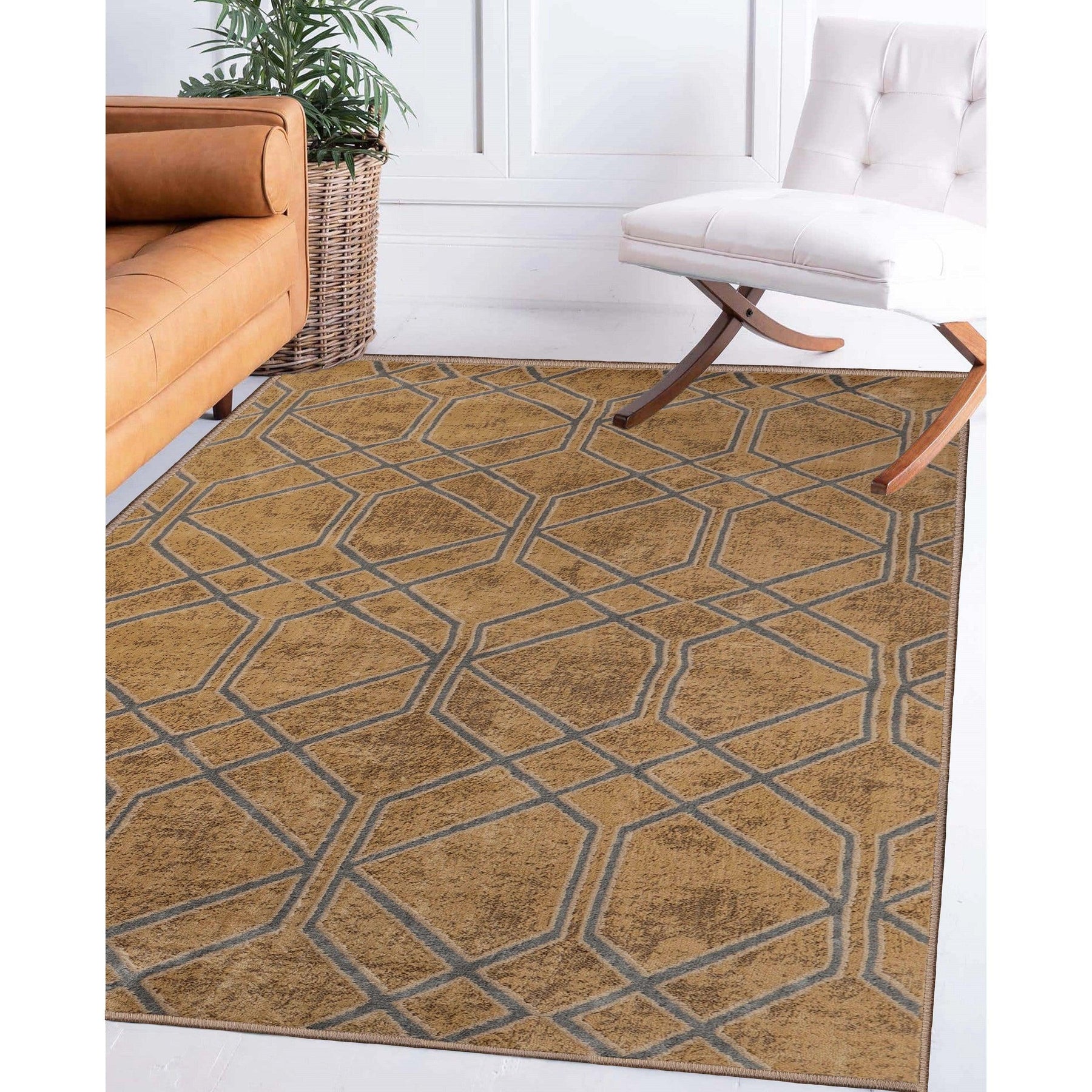 Abner Geometric Diamond Indoor Area Rug or Runner Rug Or Door Mat