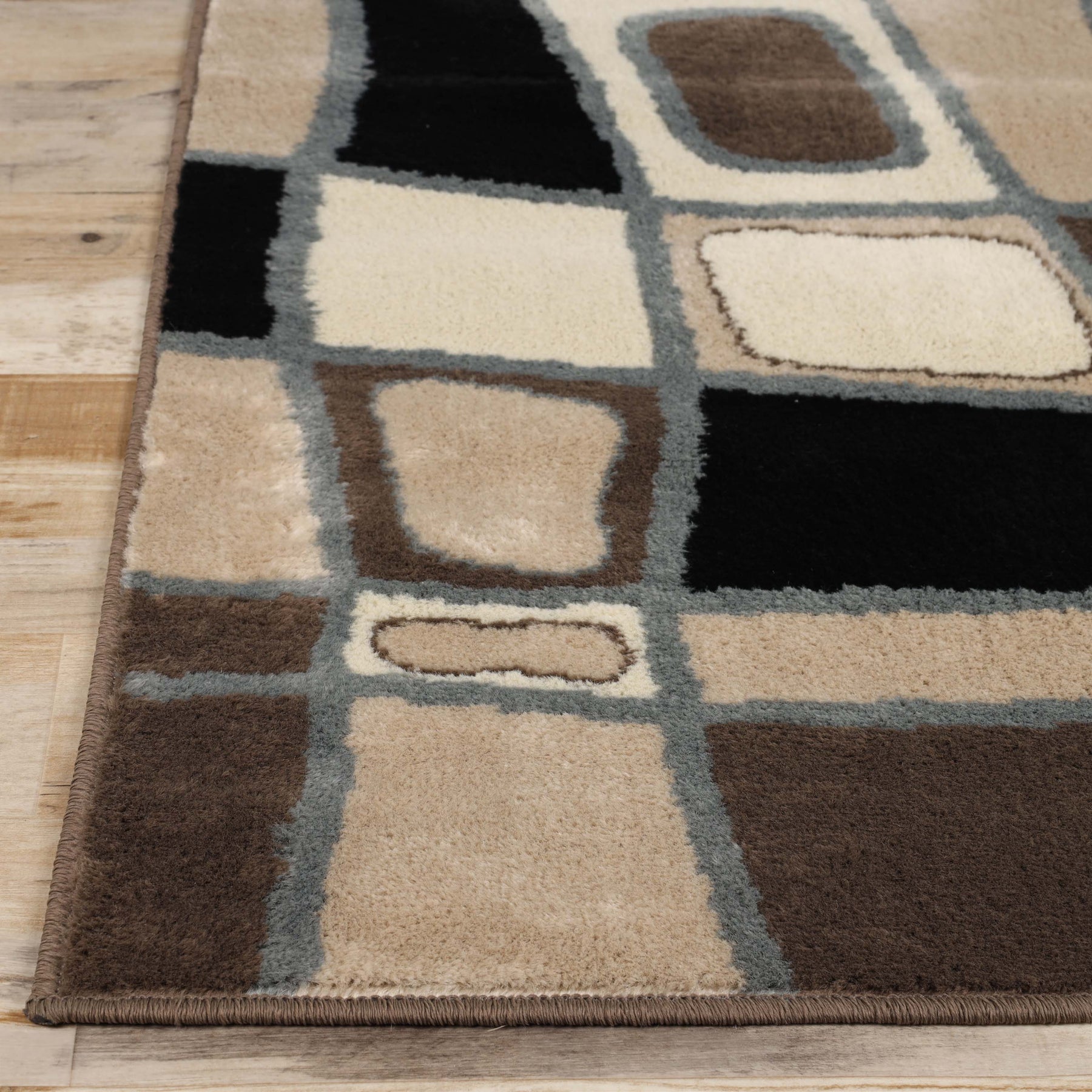 Abstract Cobblestone Indoor Large Area Rugs or Runner Rug