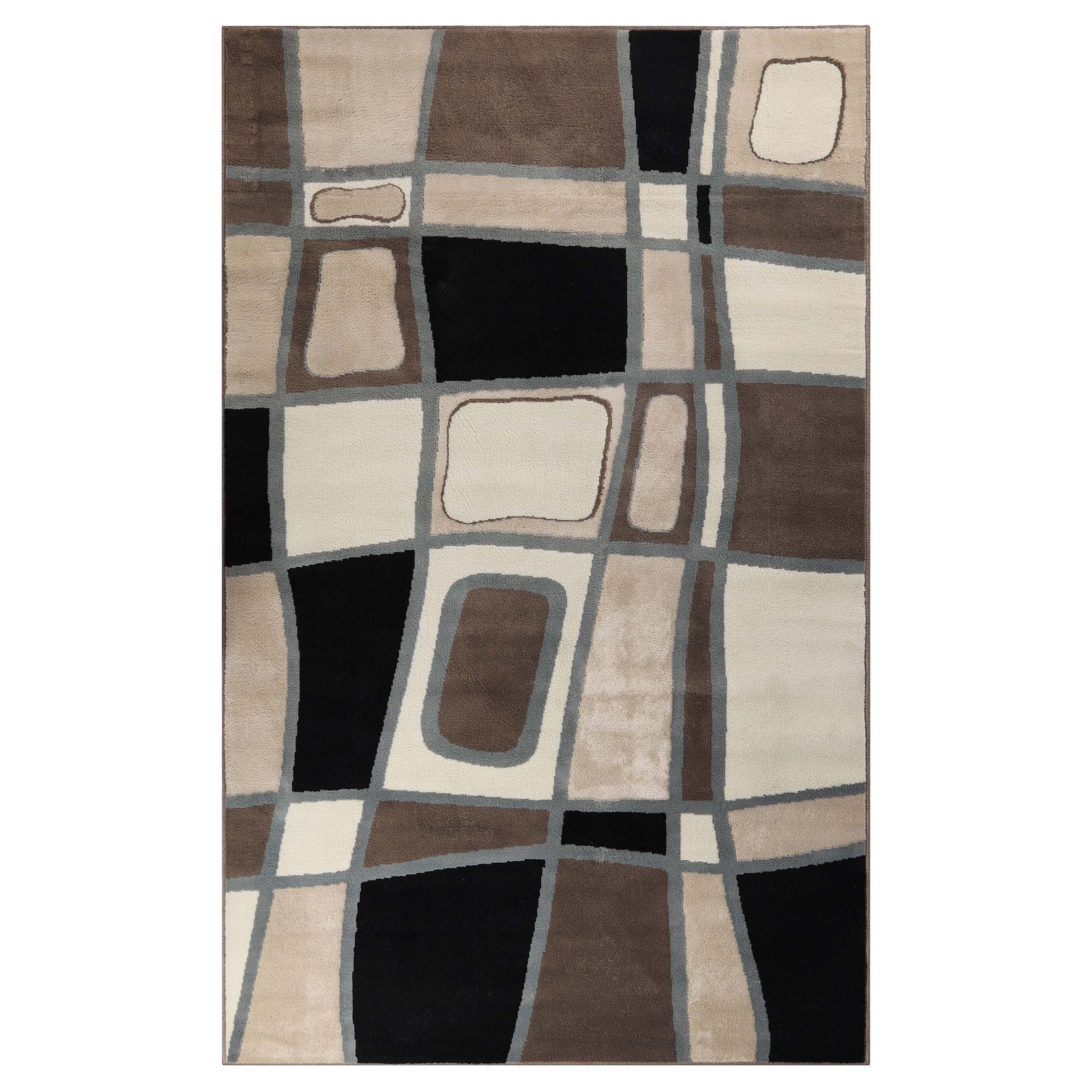 Abstract Cobblestone Indoor Large Area Rugs or Runner Rug