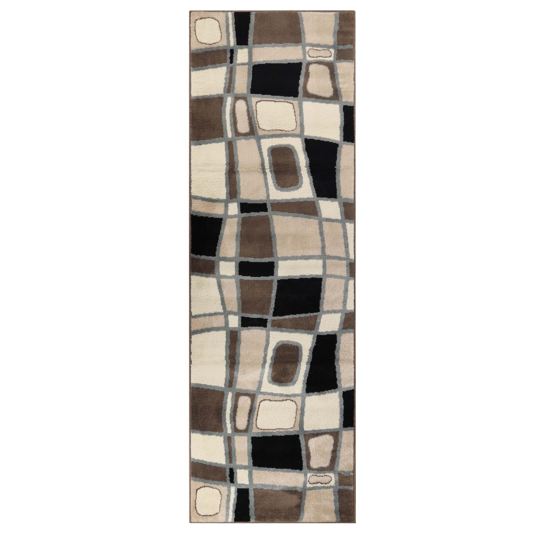 Abstract Cobblestone Indoor Large Area Rugs or Runner Rug