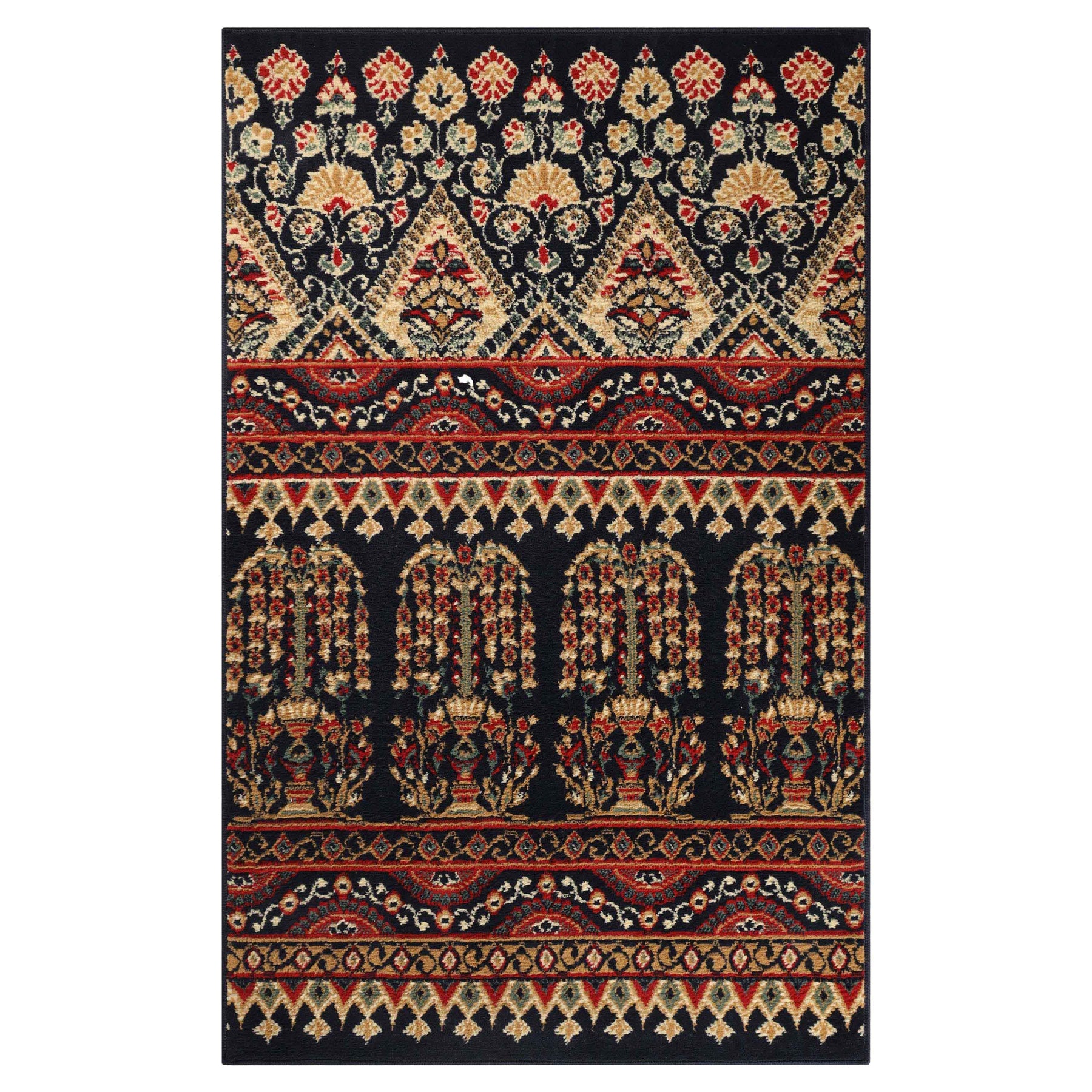 Adena Bohemian Floral Geometric Large Area Rugs or Runner Rug