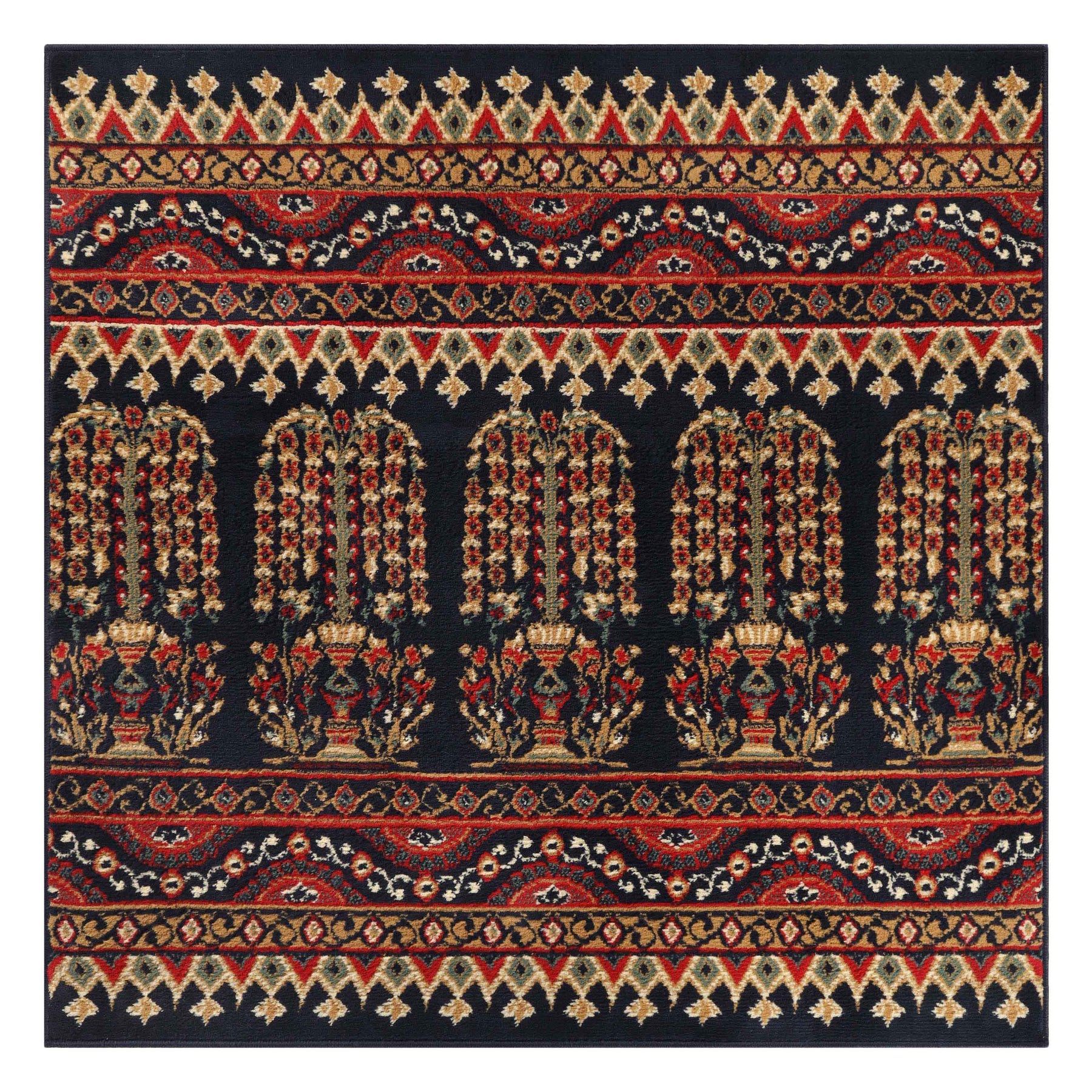 Adena Bohemian Floral Geometric Large Area Rugs or Runner Rug
