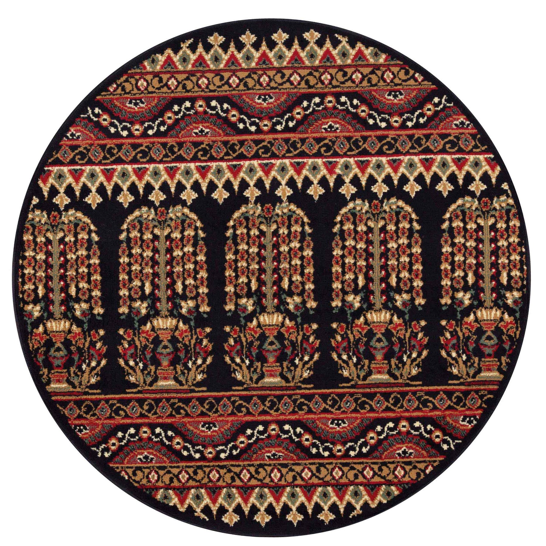 Adena Bohemian Floral Geometric Large Area Rugs or Runner Rug