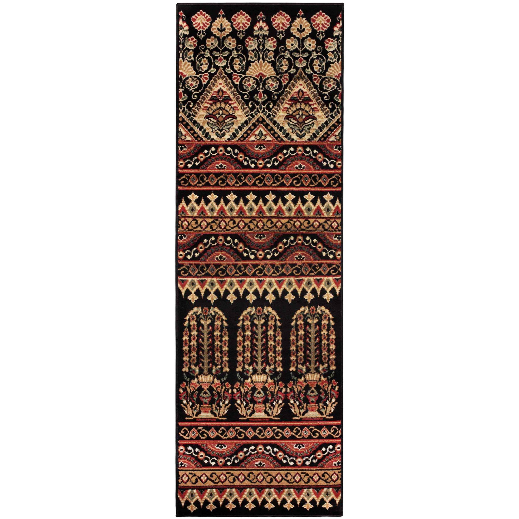 Adena Bohemian Floral Geometric Large Area Rugs or Runner Rug