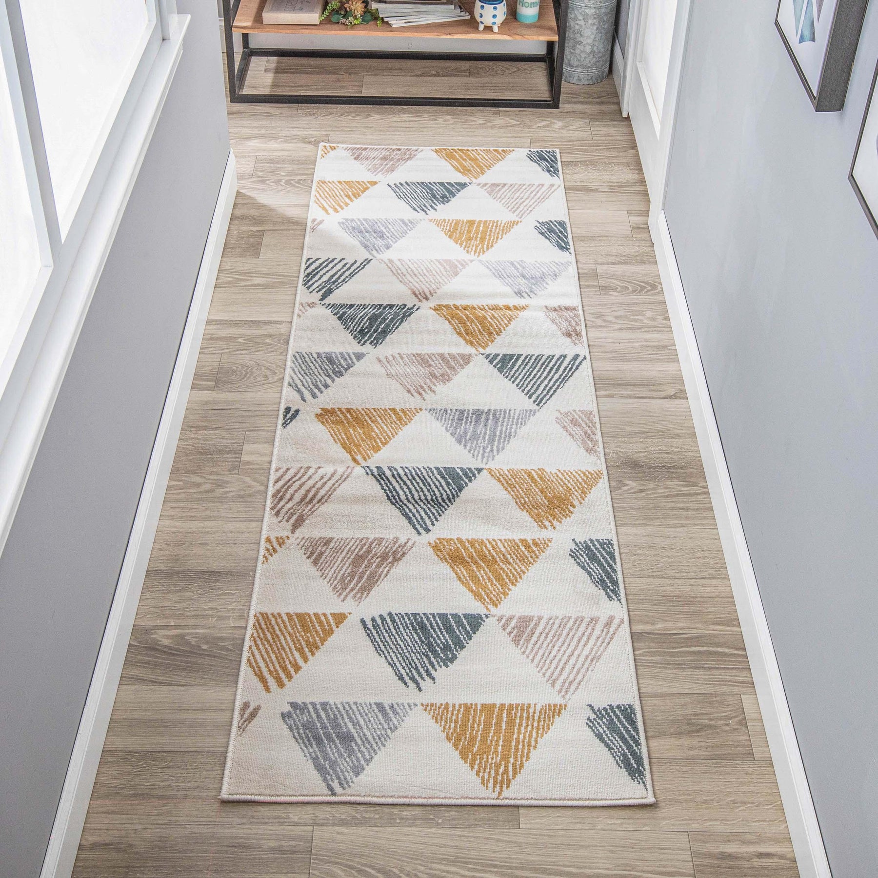 Adrija Geometric Indoor Large Area Rugs Or Runner Rug Or Door Mat