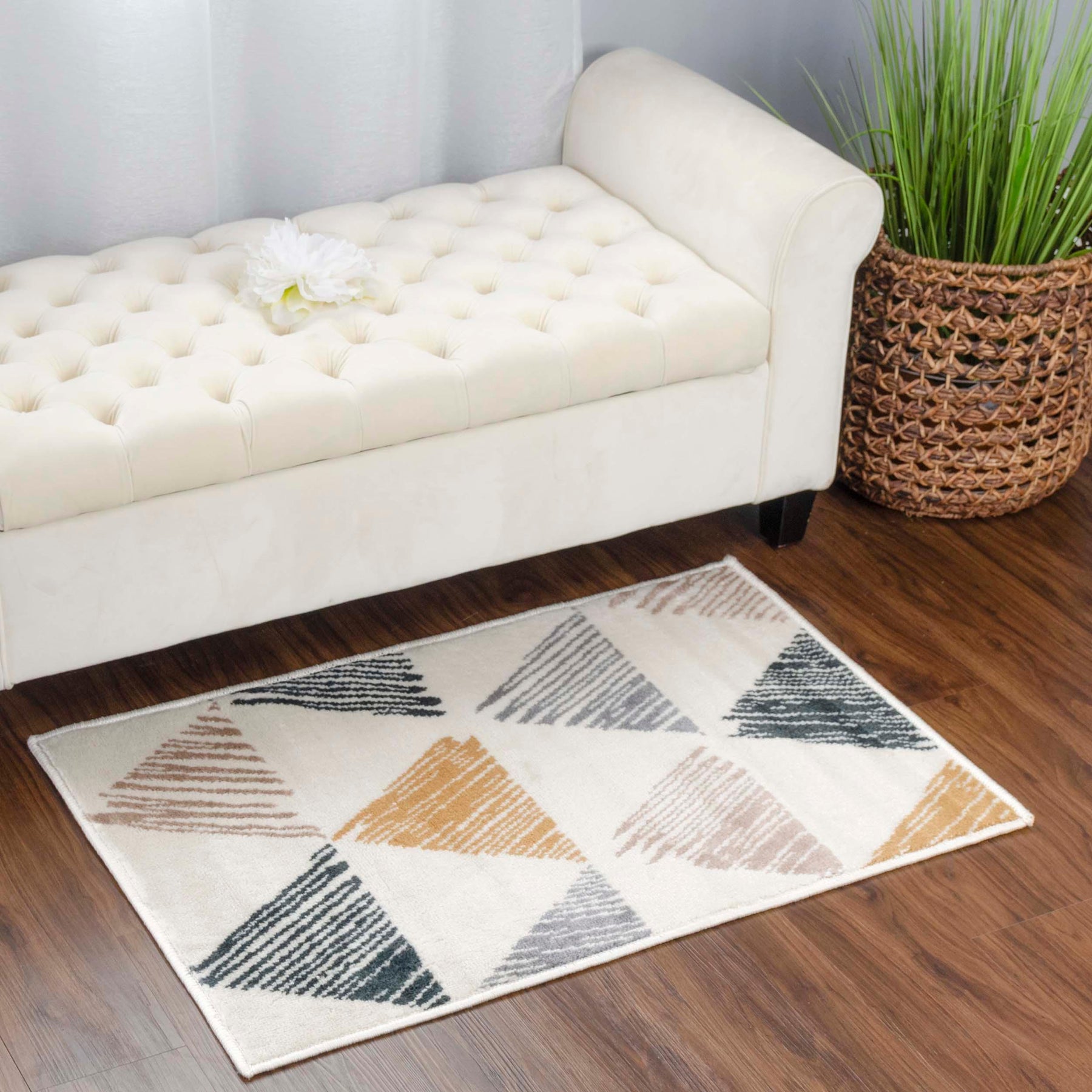 Adrija Geometric Indoor Large Area Rugs Or Runner Rug Or Door Mat
