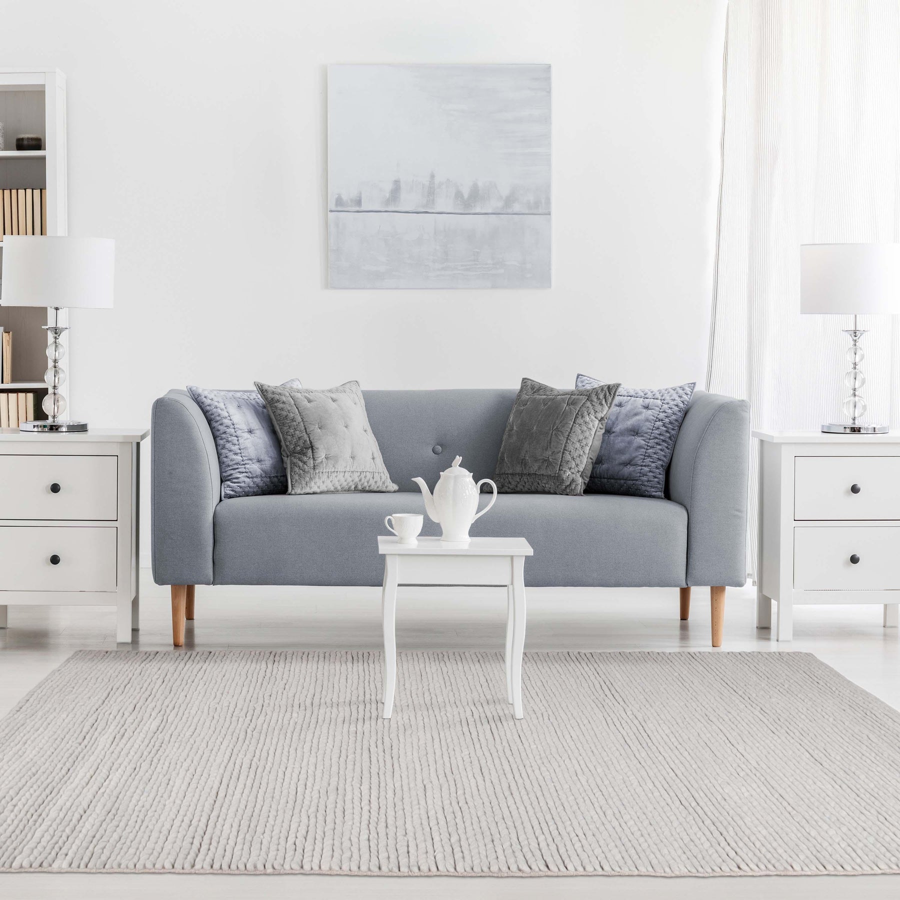 Aero Hand-Braided Solid Indoor Area Rugs or Runner Rug