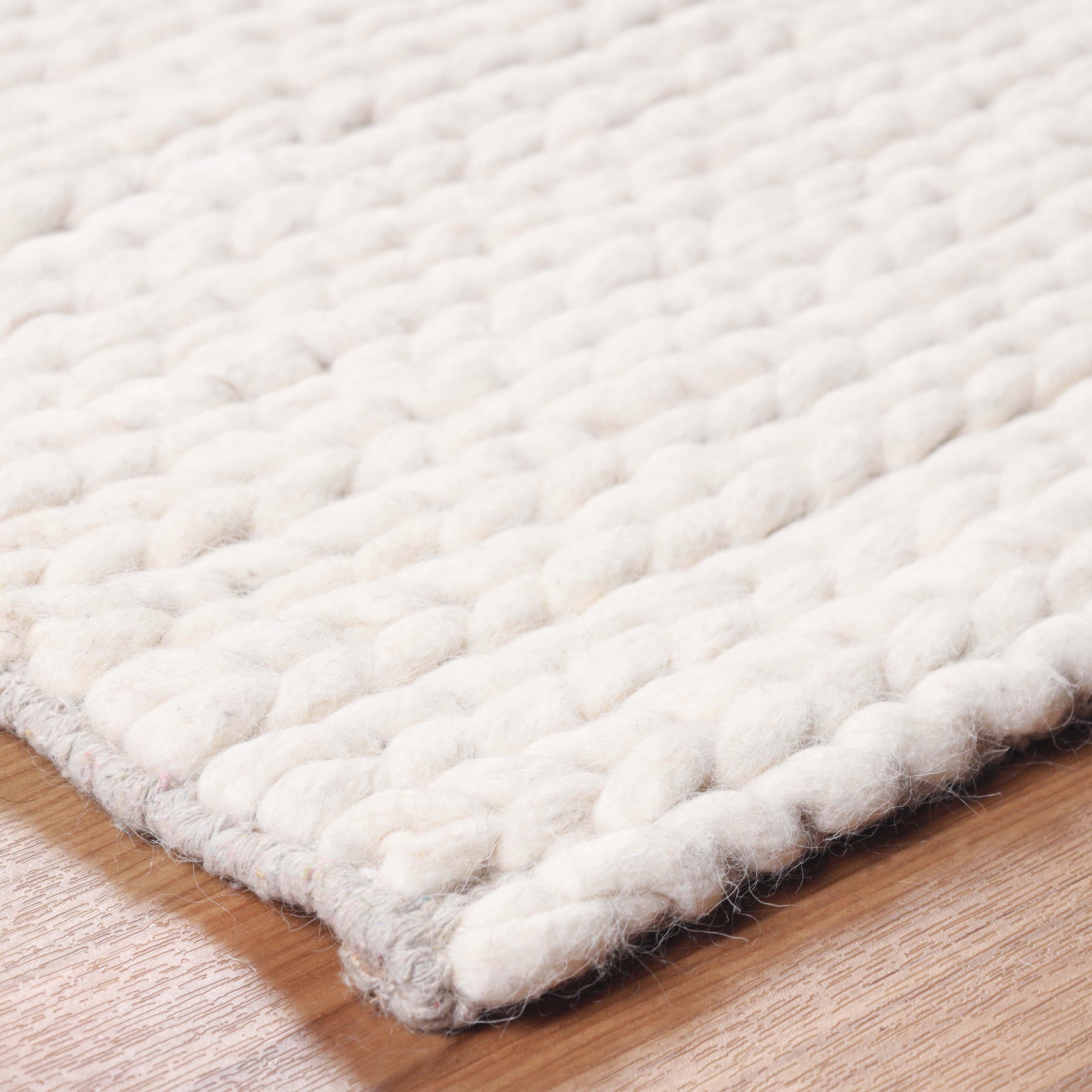Aero Hand-Braided Solid Indoor Area Rugs or Runner Rug