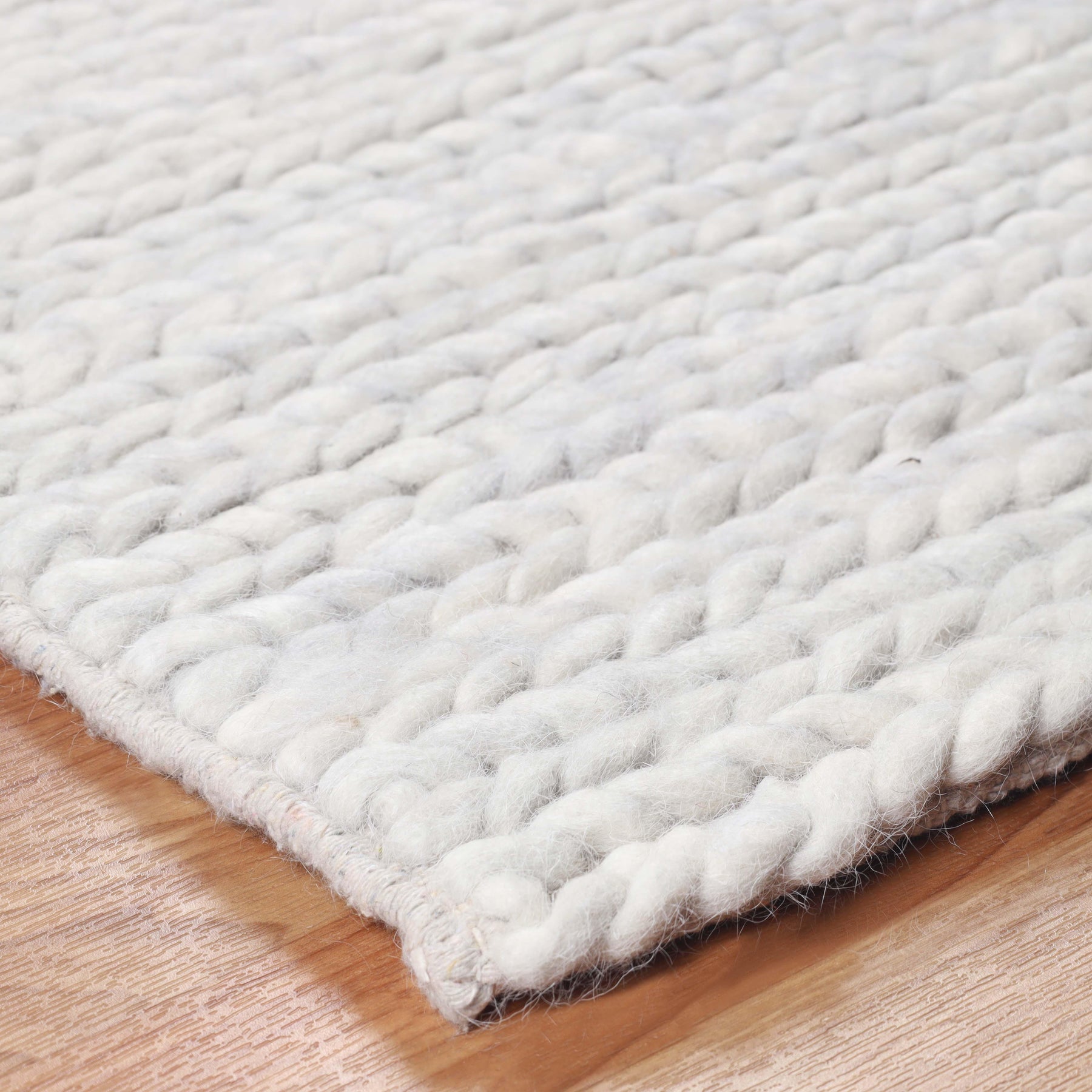 Aero Hand-Braided Solid Indoor Area Rugs or Runner Rug