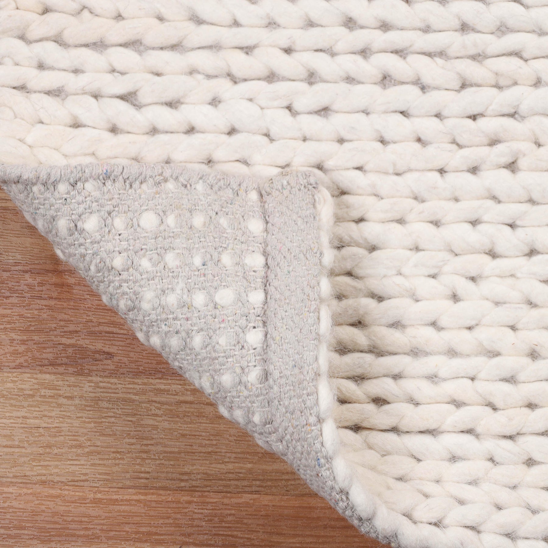 Aero Hand-Braided Solid Indoor Area Rugs or Runner Rug