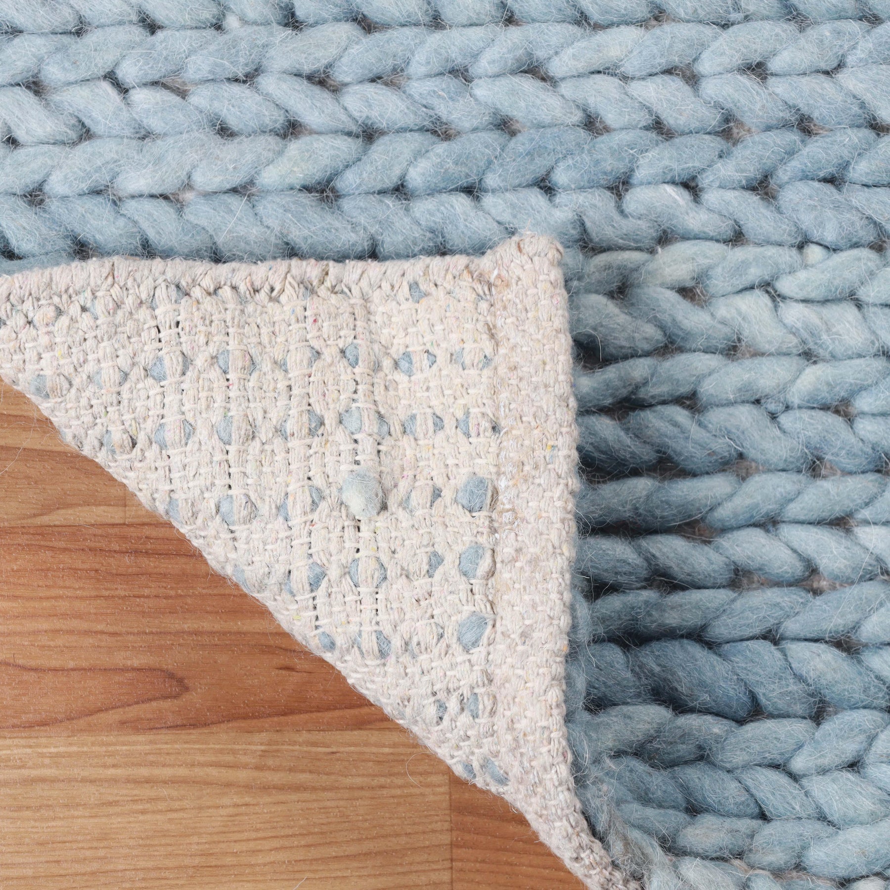 Aero Hand-Braided Solid Indoor Area Rugs or Runner Rug