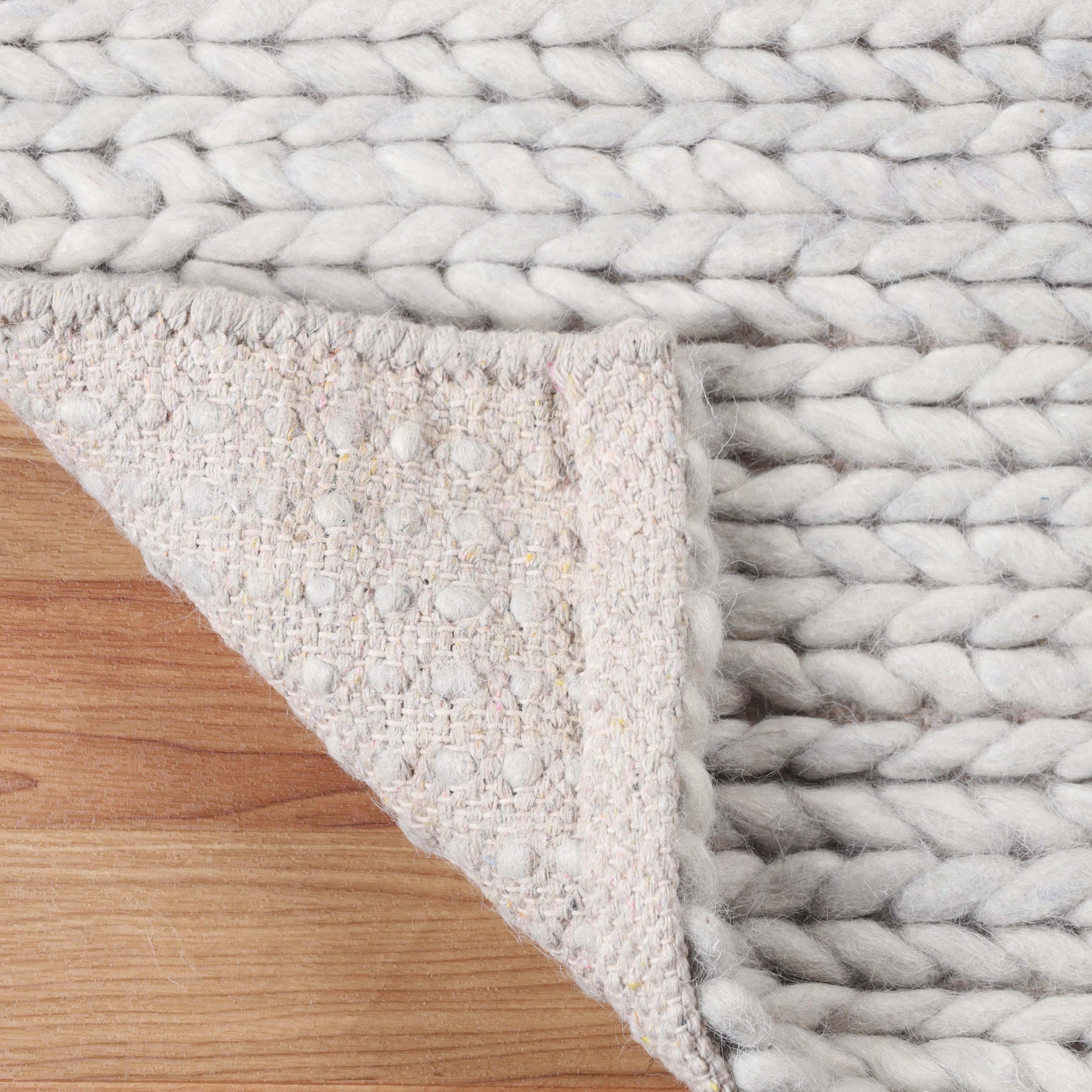 Aero Hand-Braided Solid Indoor Area Rugs or Runner Rug