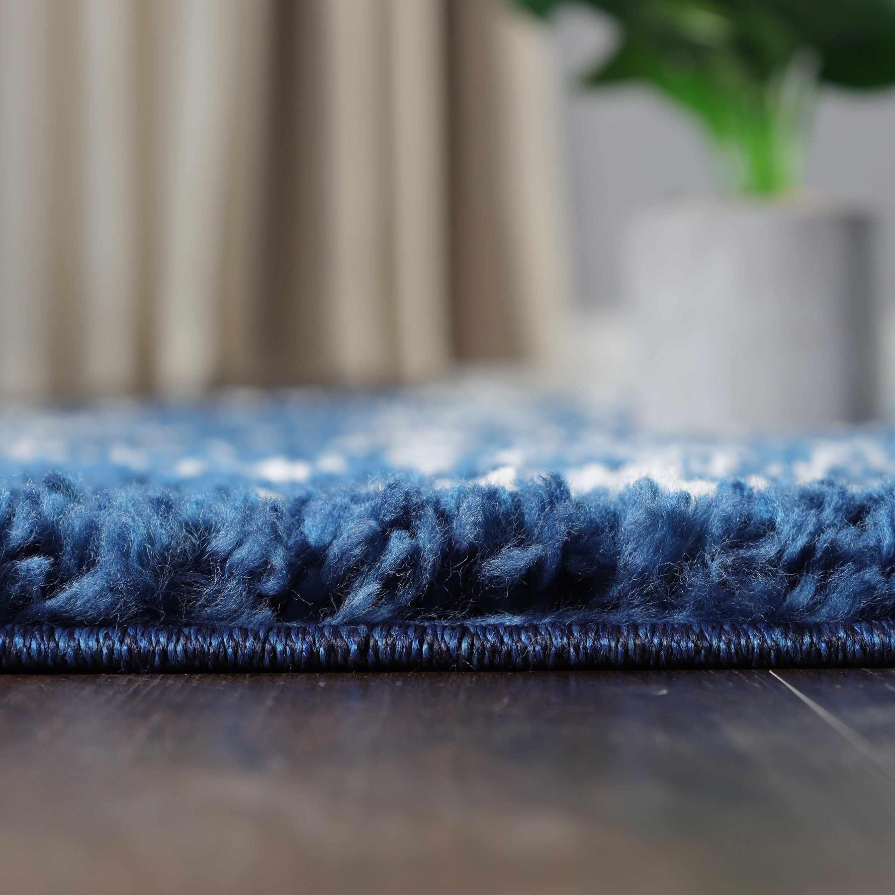 Alia Boho Geometric Diamonds Indoor Plush Shag Area Rug Or Runner Rug