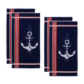 Anchor Cotton 4 Piece Oversized Beach Towel Set