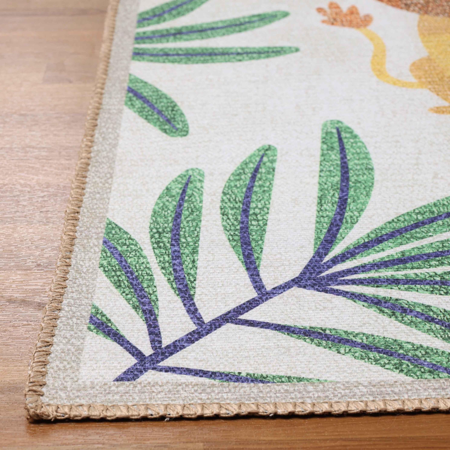 Animal Safari Non-Slip Kids Playroom Indoor Area Rug