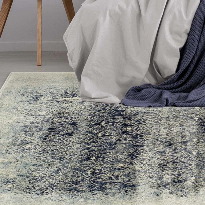 Apollo Distressed Oriental Floral Damask Indoor Area Rug