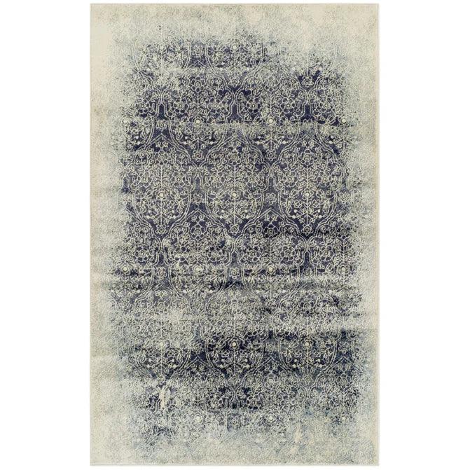 Apollo Distressed Oriental Floral Damask Indoor Area Rug