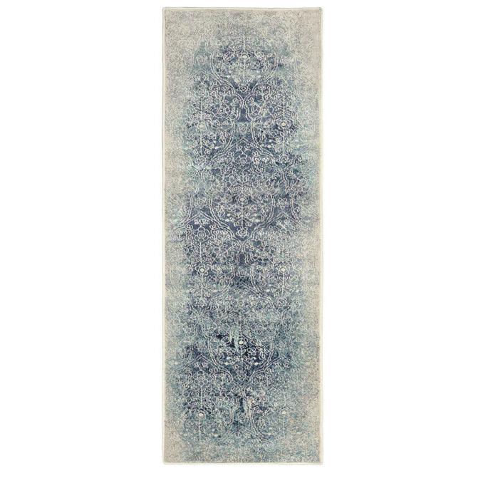 Apollo Distressed Oriental Floral Damask Indoor Area Rug
